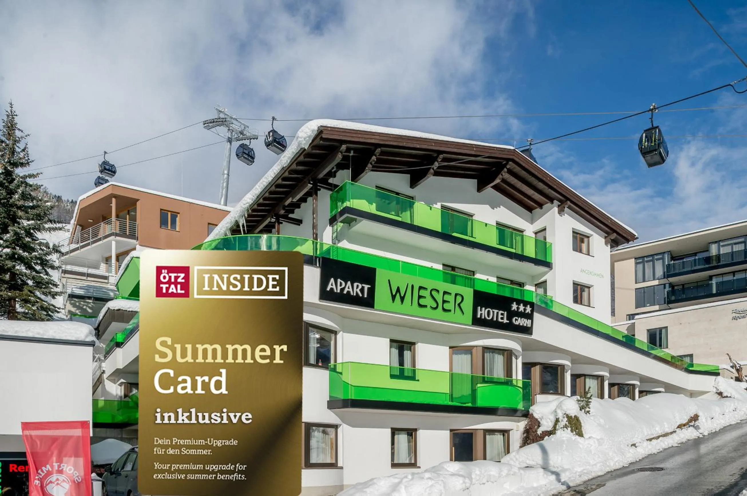 Property building in Apart Hotel Garni Wieser