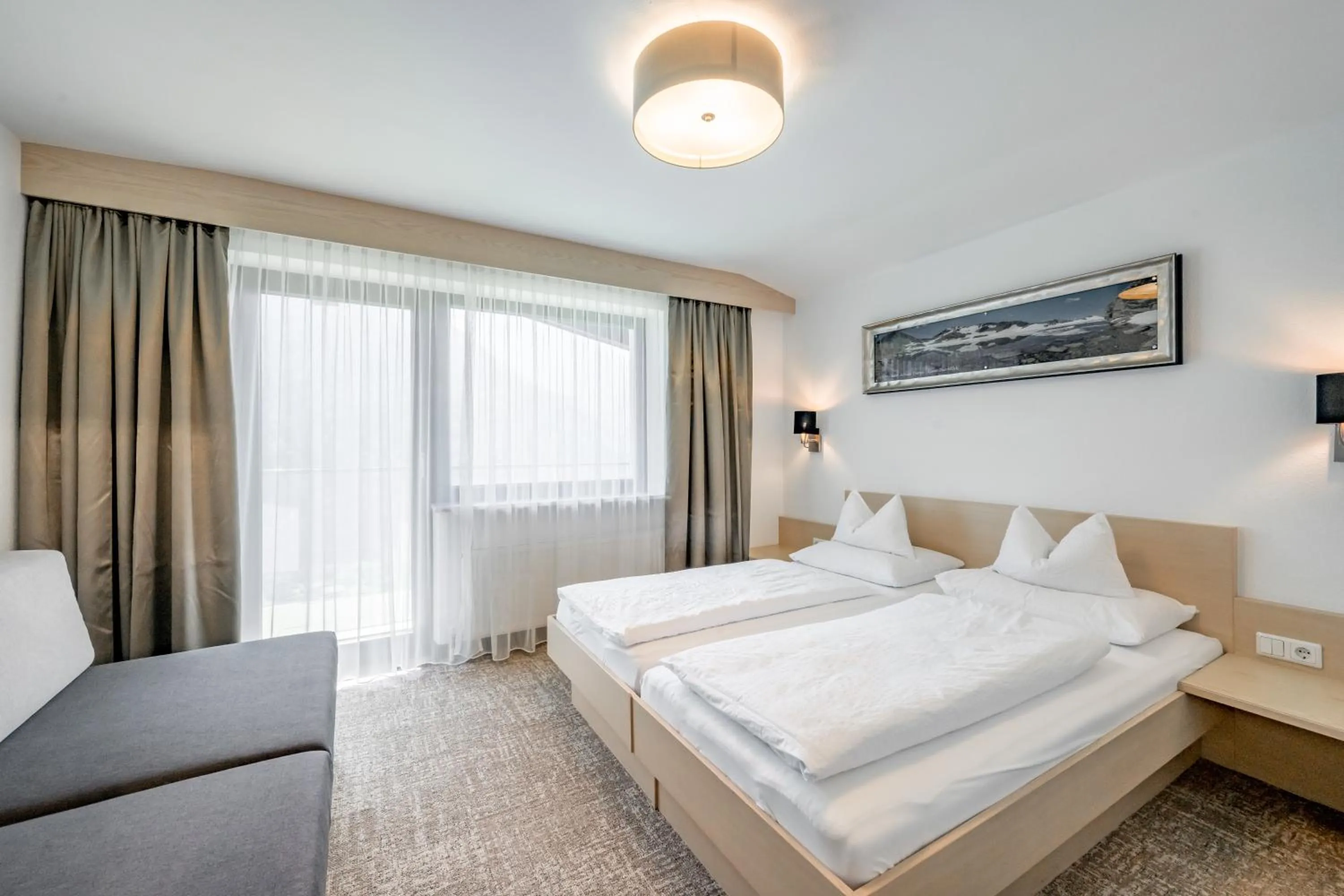 Bedroom, Bed in Apart Hotel Garni Wieser