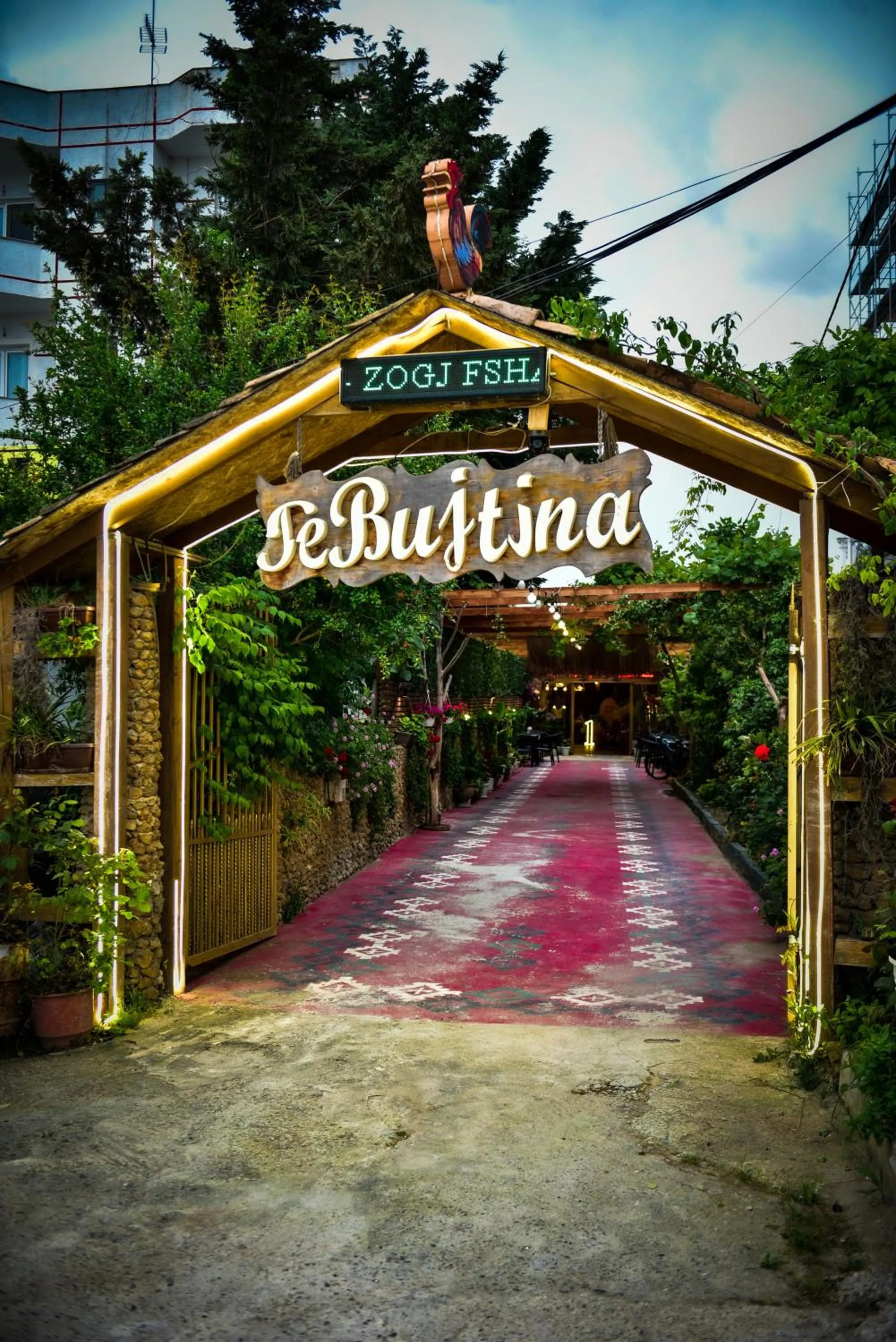 Property logo or sign in TE BUJTINA HOTEL- Cozy Stay with Traditional Breakfast Near Beach