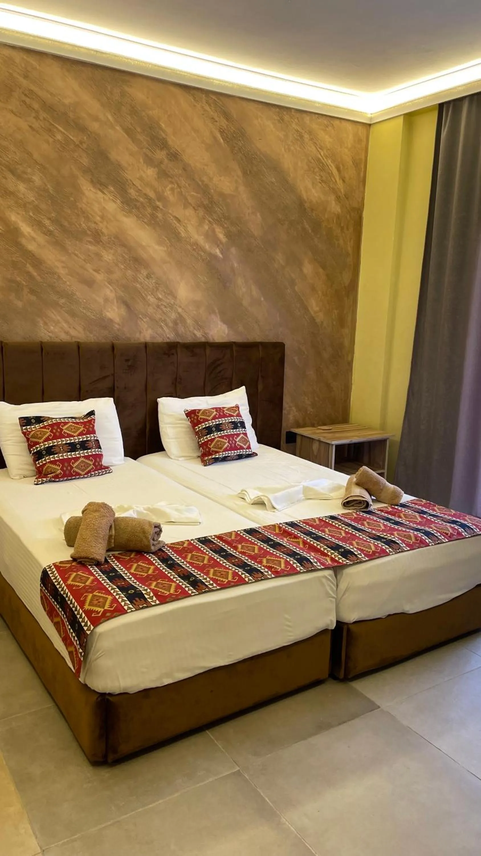 Bedroom, Bed in TE BUJTINA HOTEL- Cozy Stay with Traditional Breakfast Near Beach