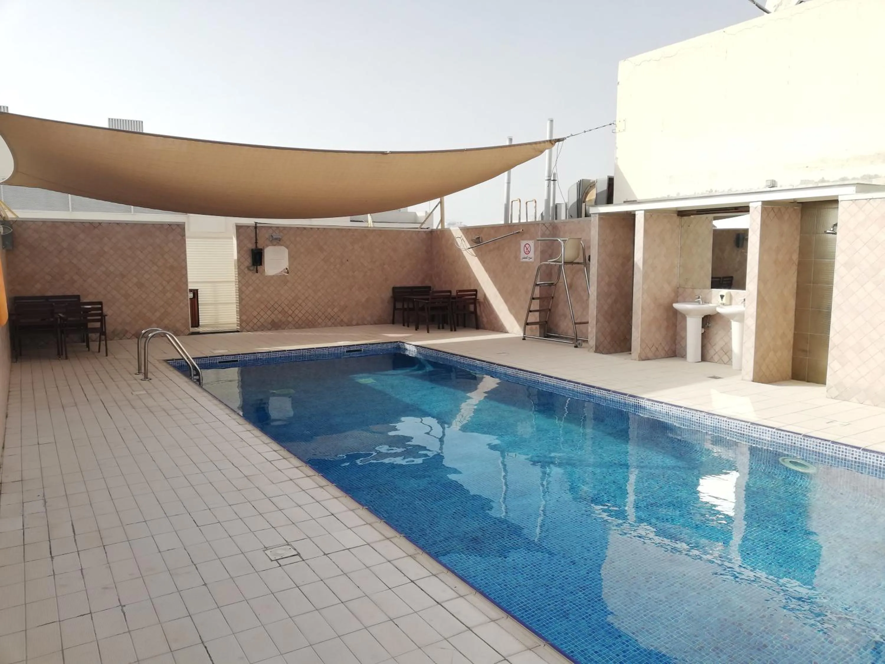 Pool view in Boulevard City Suites Hotel Apartments