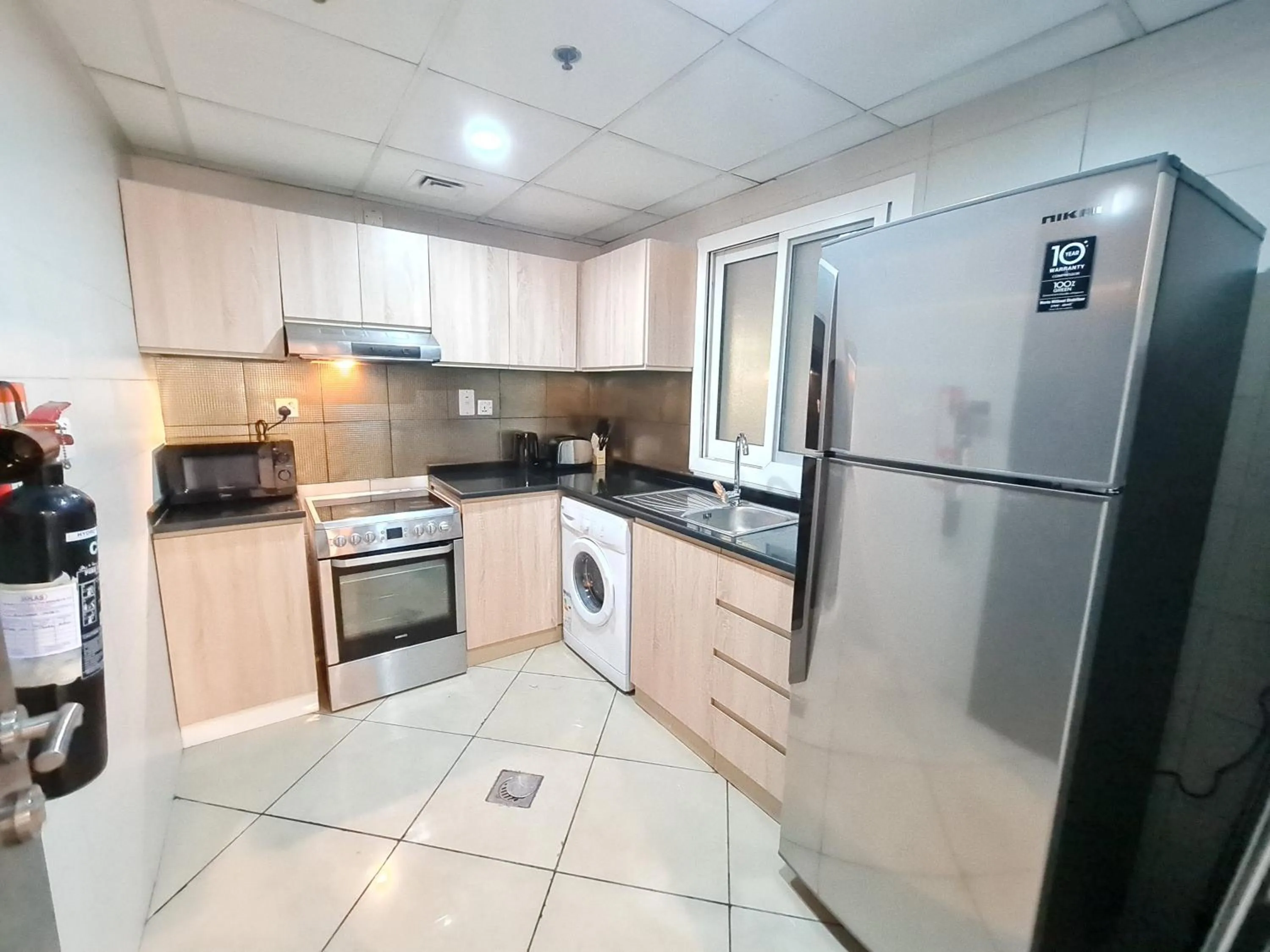 Kitchen or kitchenette in Boulevard City Suites Hotel Apartments