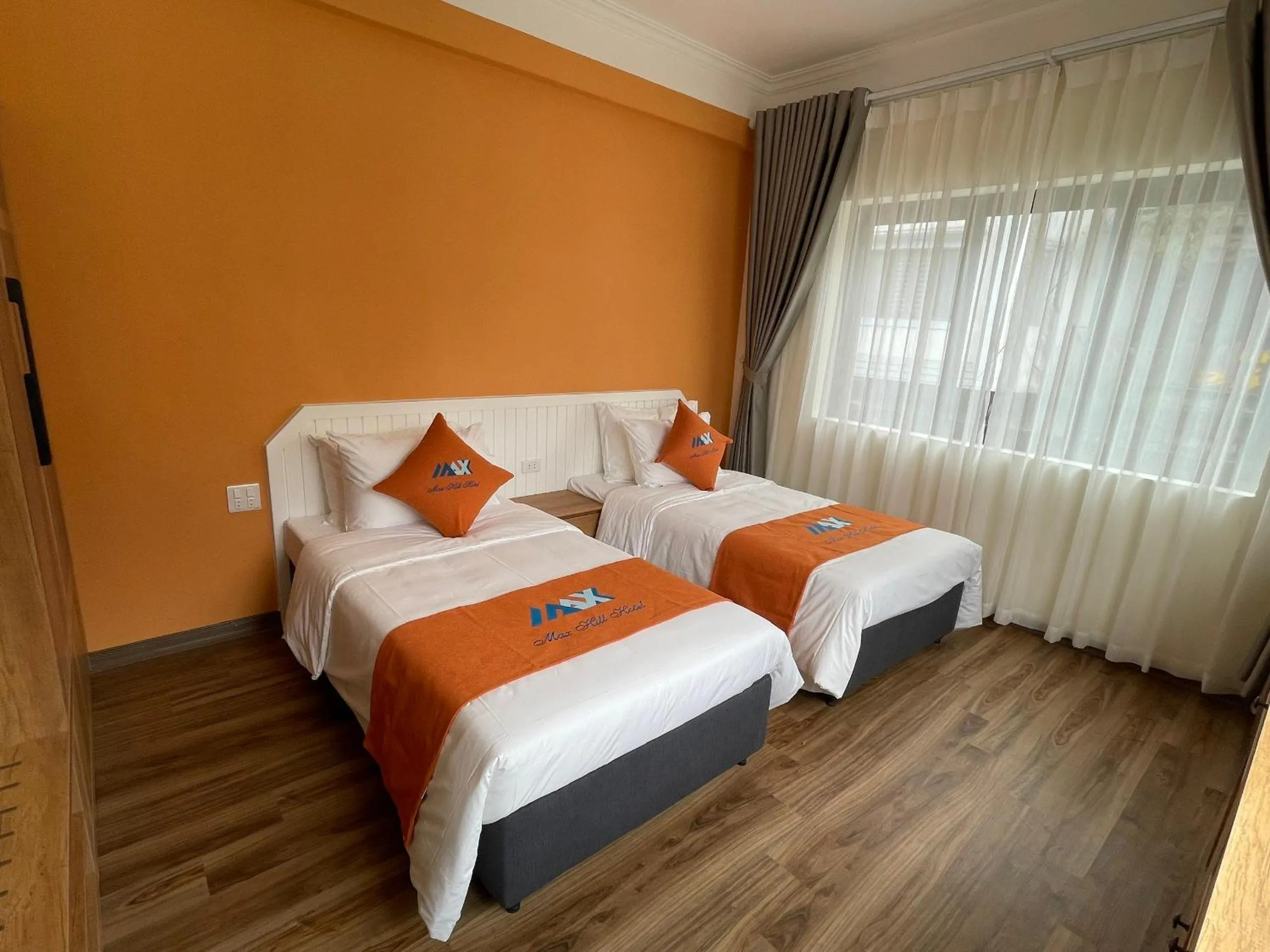 Bed in Sapa Legacy Hotel