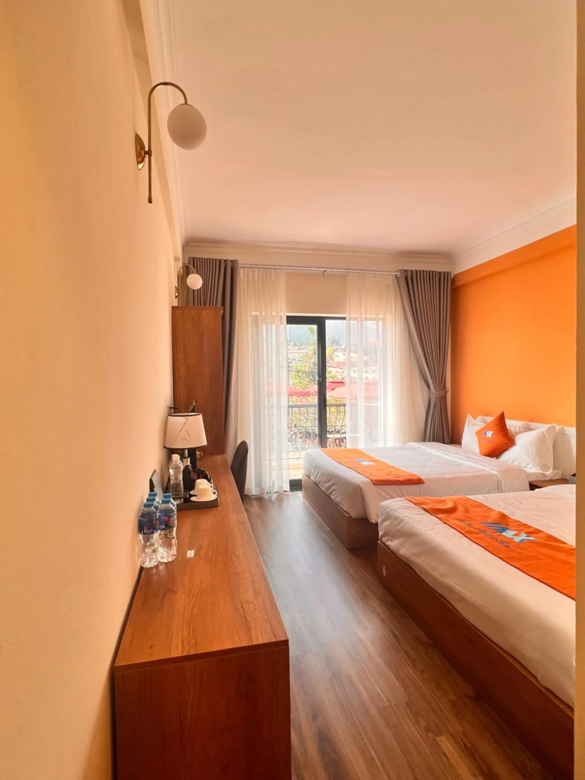 Bed in Sapa Legacy Hotel