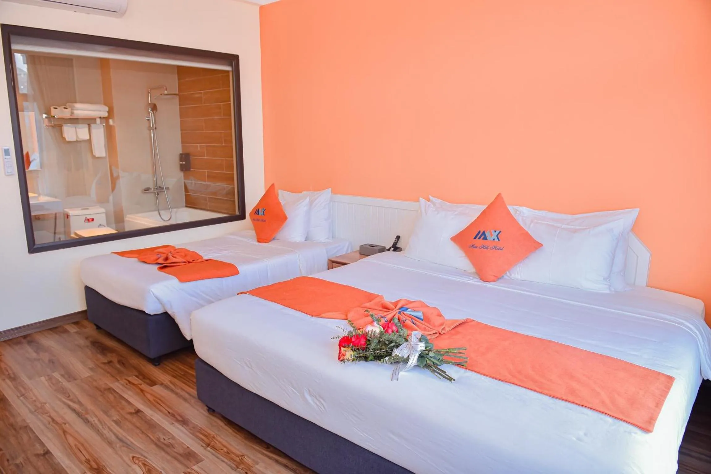 Bed in Sapa Legacy Hotel