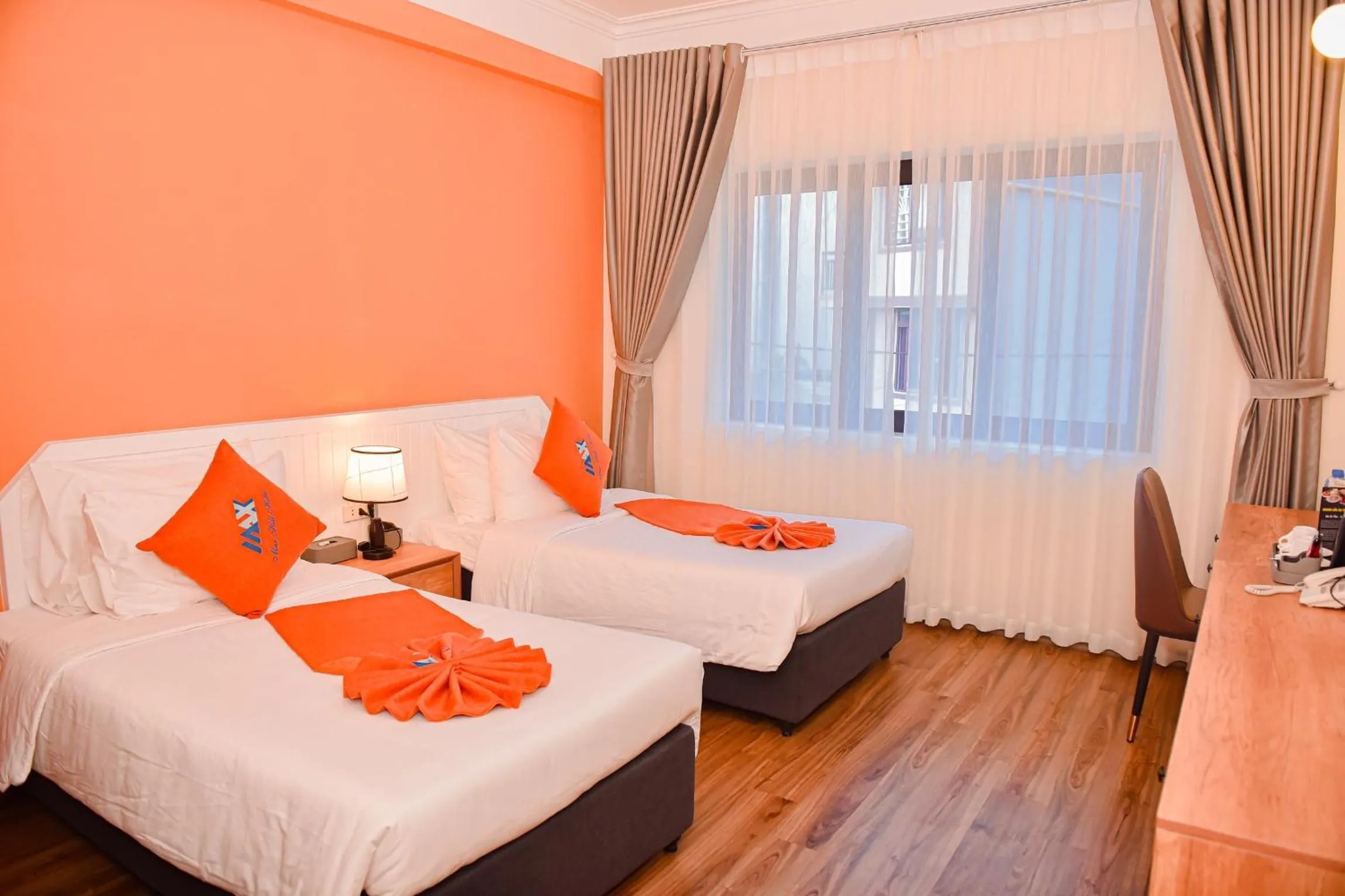 Bed in Sapa Legacy Hotel