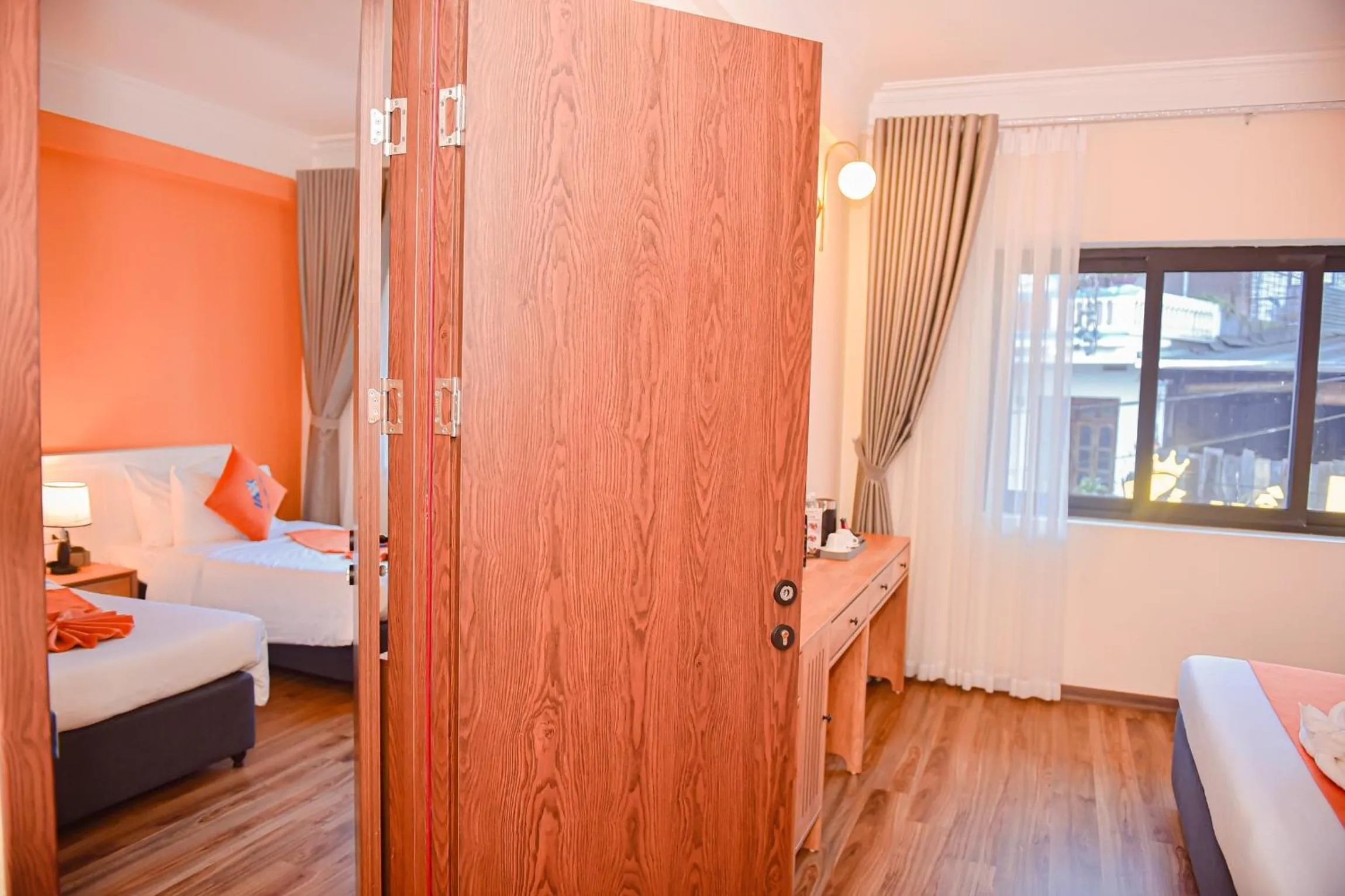 Bed in Sapa Legacy Hotel