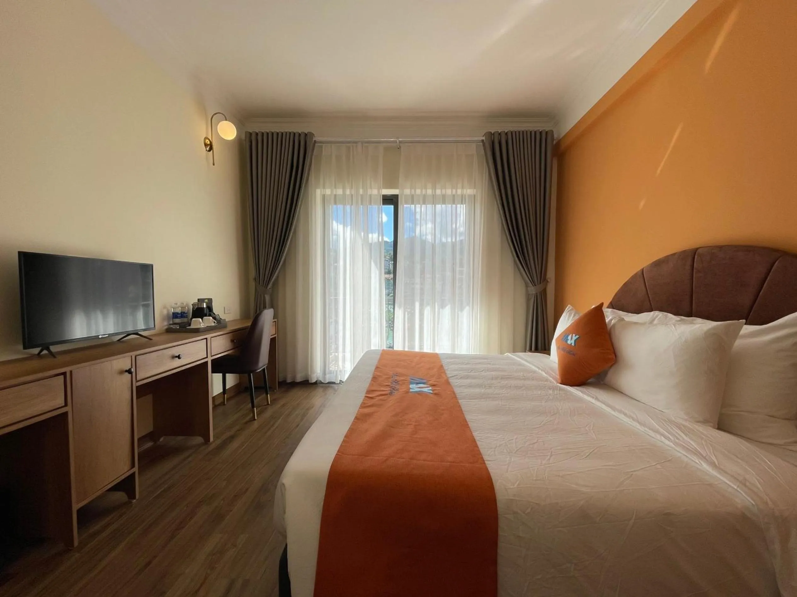 Bed in Sapa Legacy Hotel