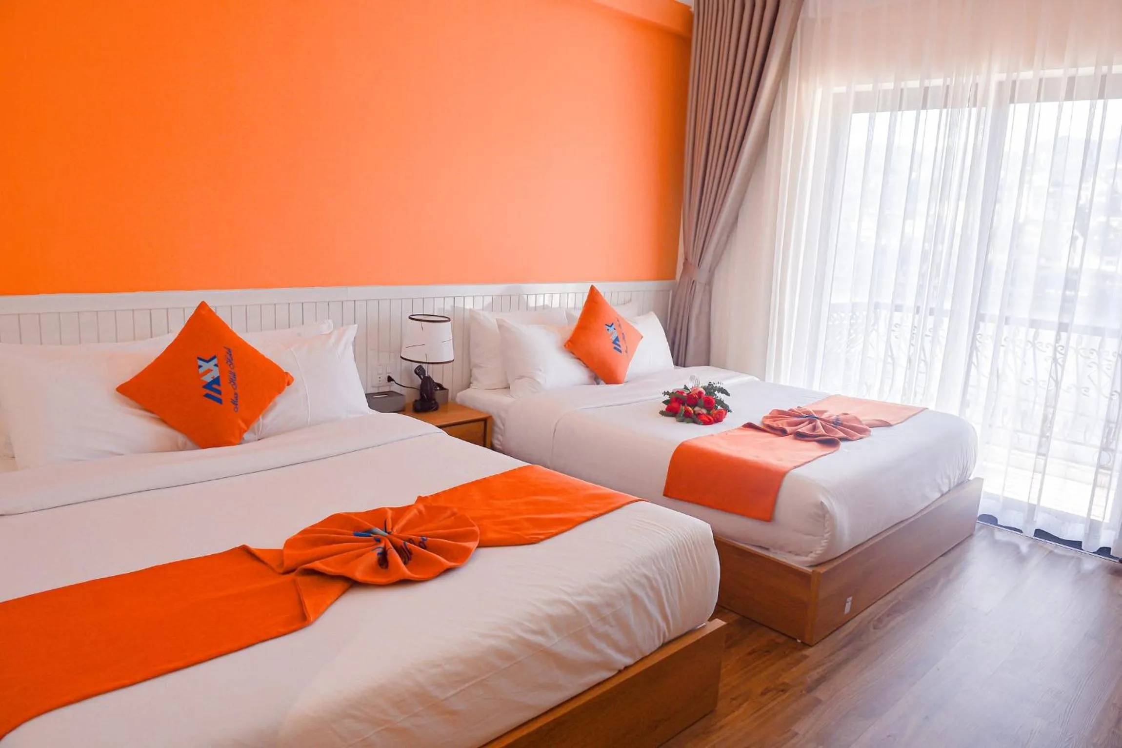 Bed in Sapa Legacy Hotel