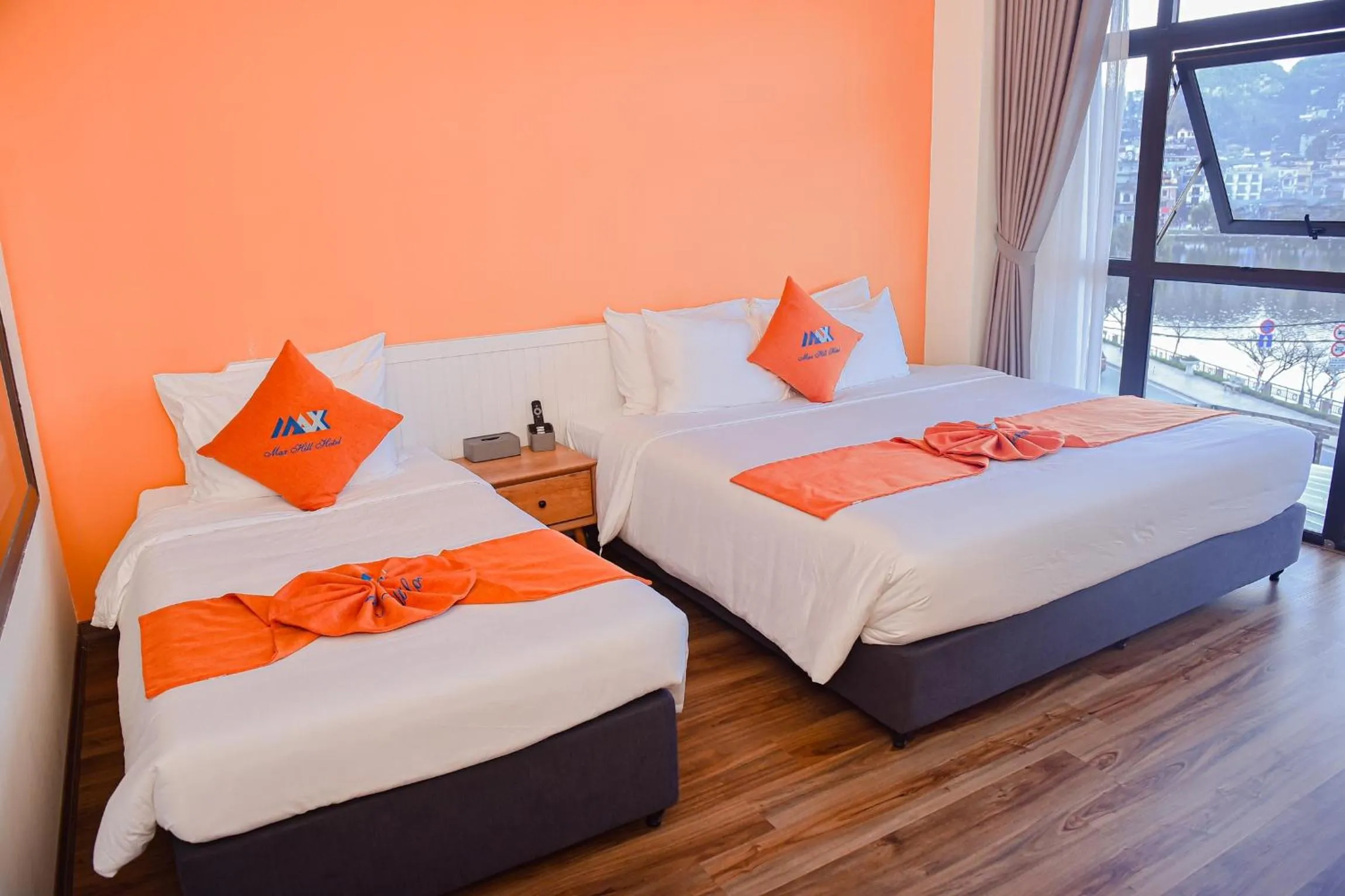 Bed in Sapa Legacy Hotel