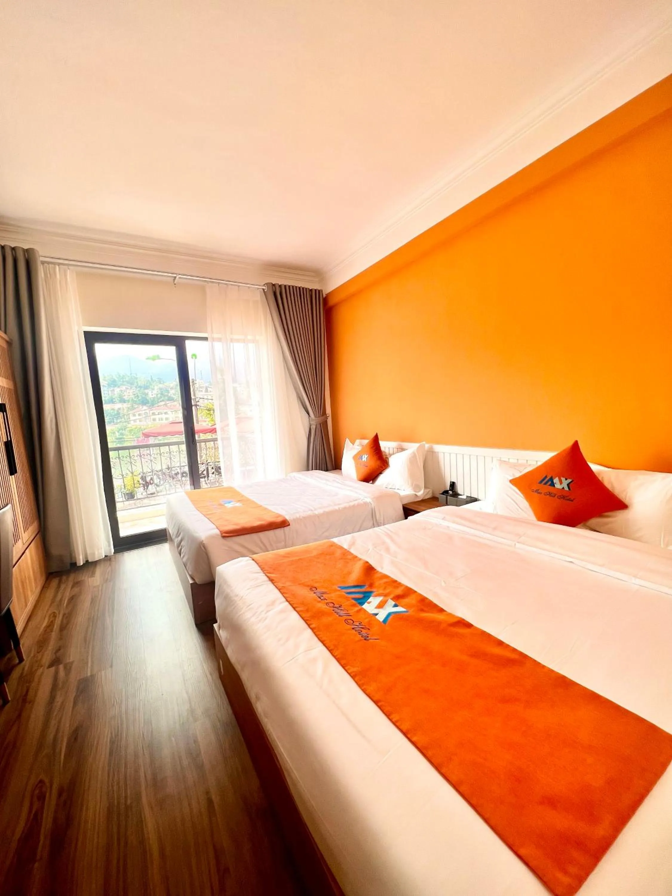 Bed in Sapa Legacy Hotel