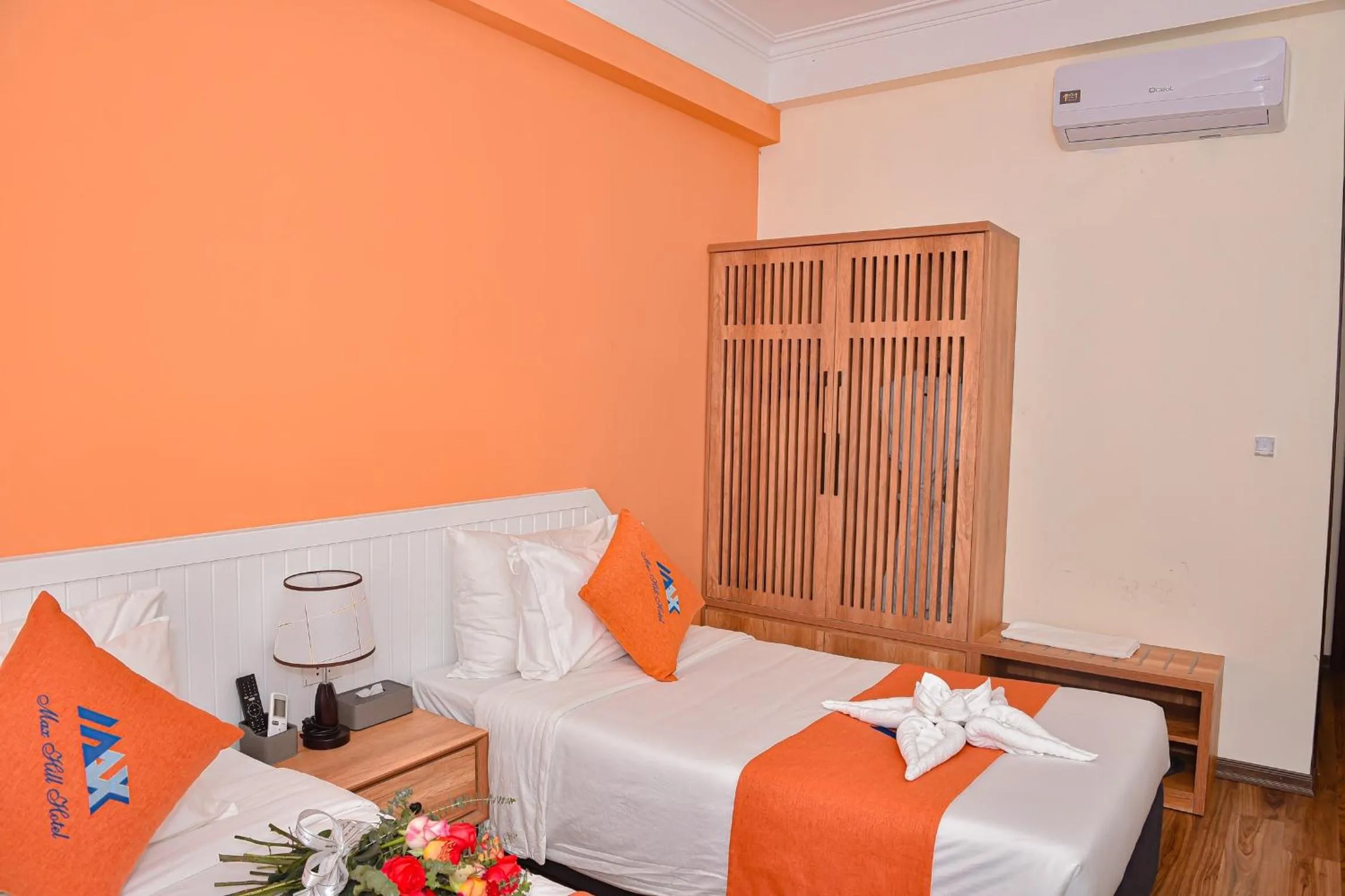 Bed in Sapa Legacy Hotel