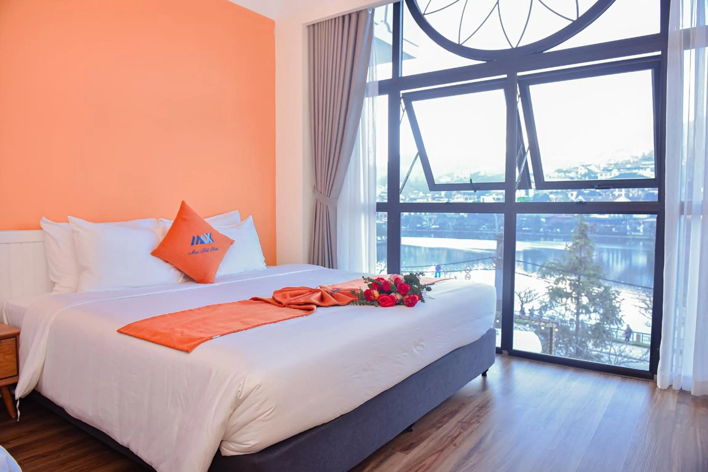 Bed in Sapa Legacy Hotel