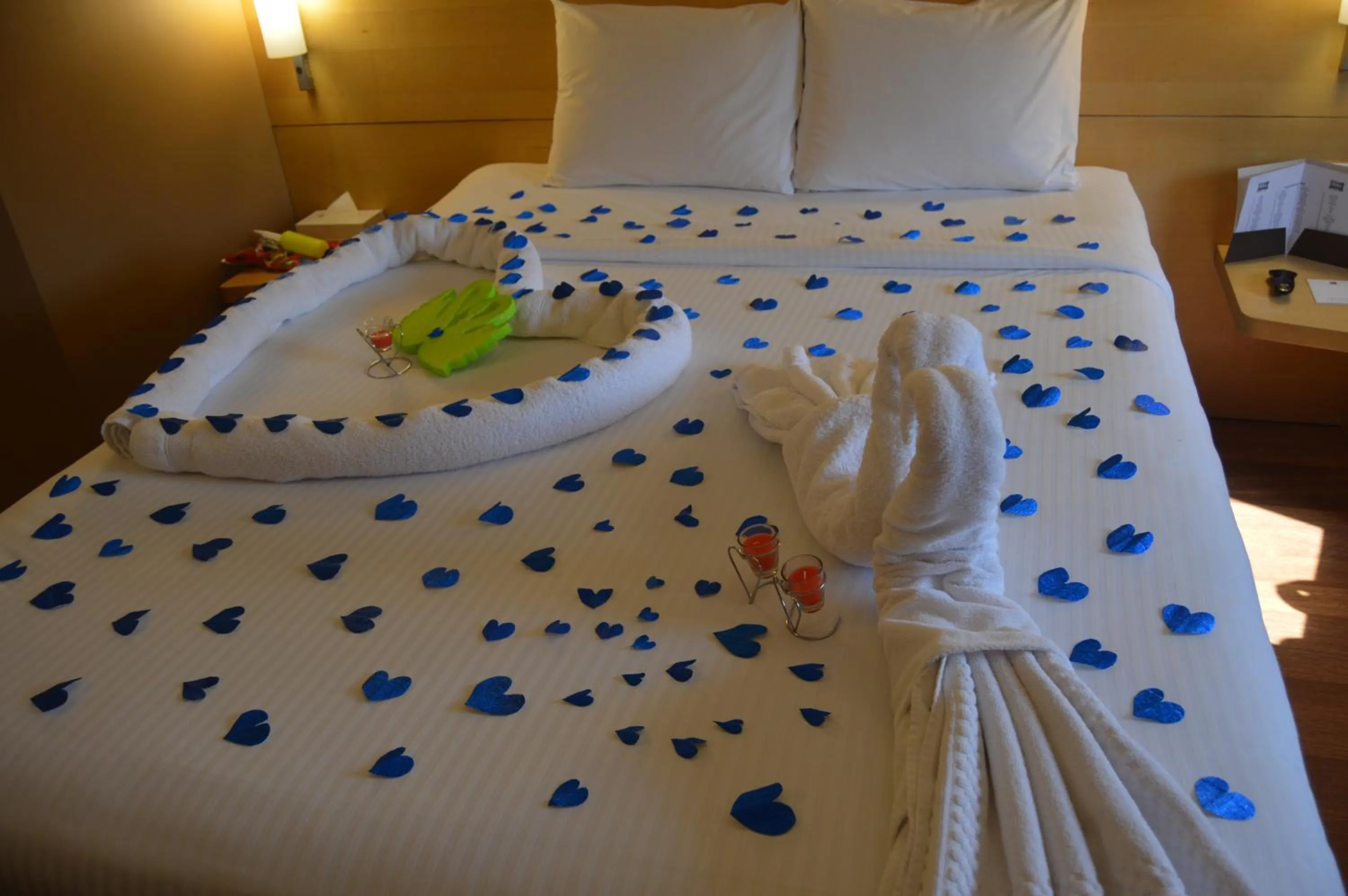 Decorative detail, Bed in Ibis Yanbu