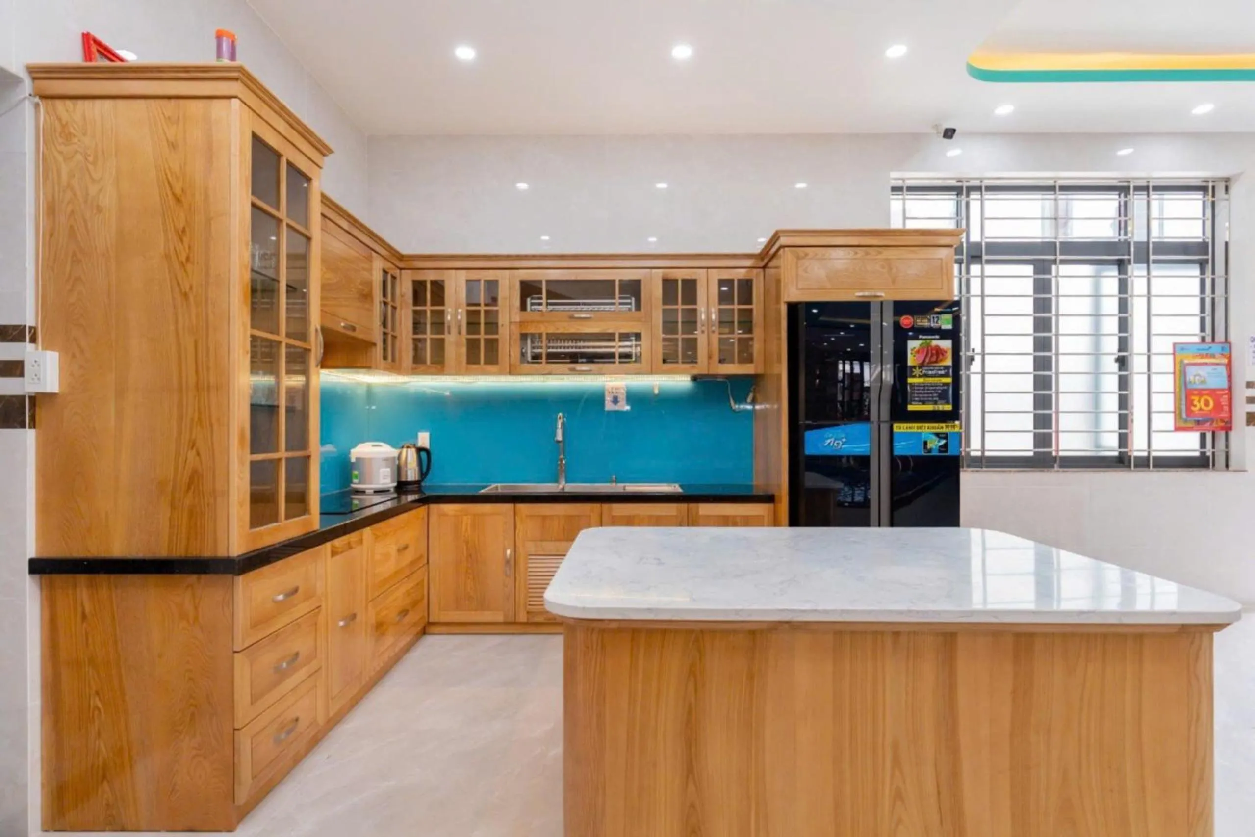 Kitchen or kitchenette in 126 Vung Tau Pool Villa Back Beach From 4 To 12 Rooms Options