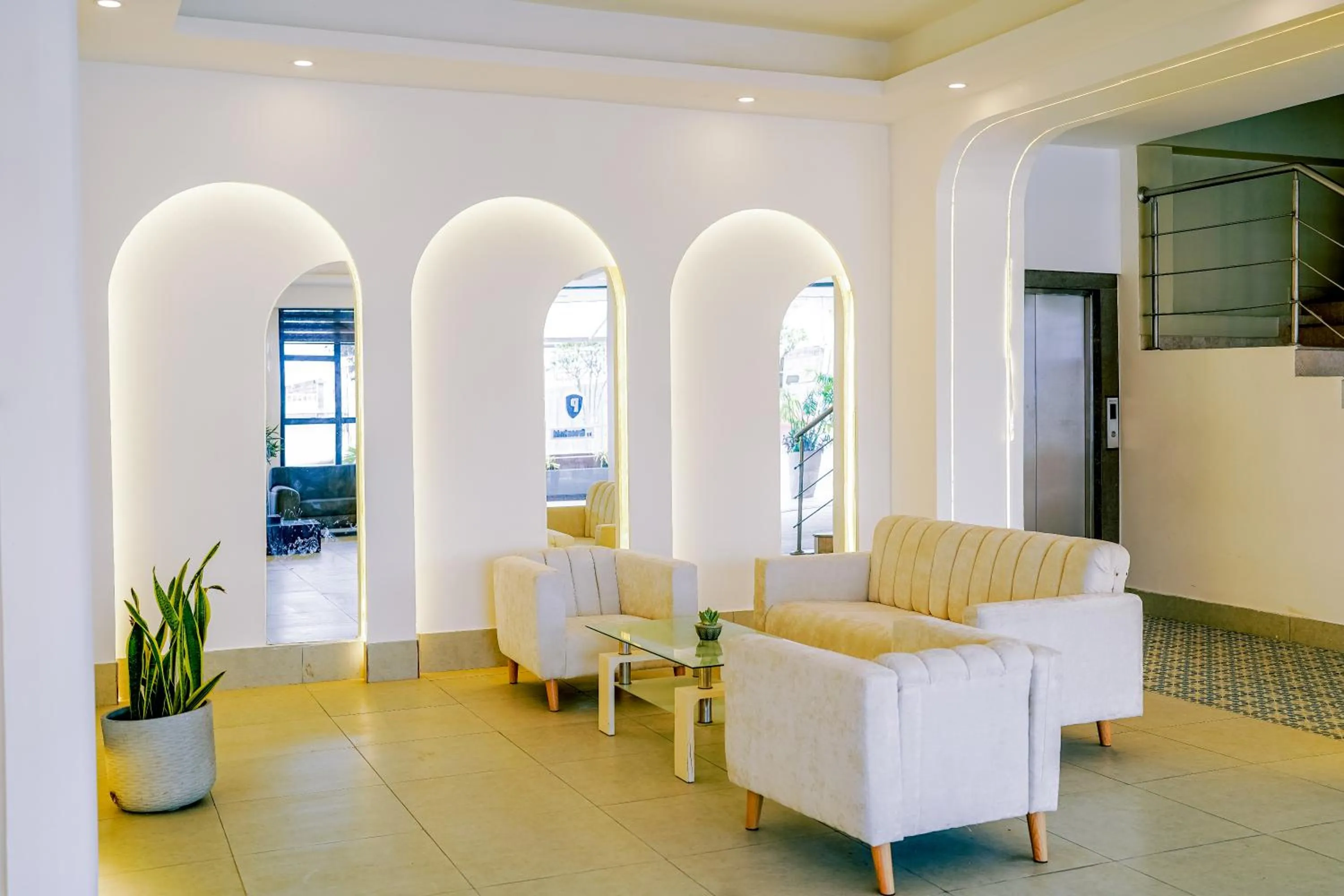 Living room in Hotel Presidente Beach Salinas