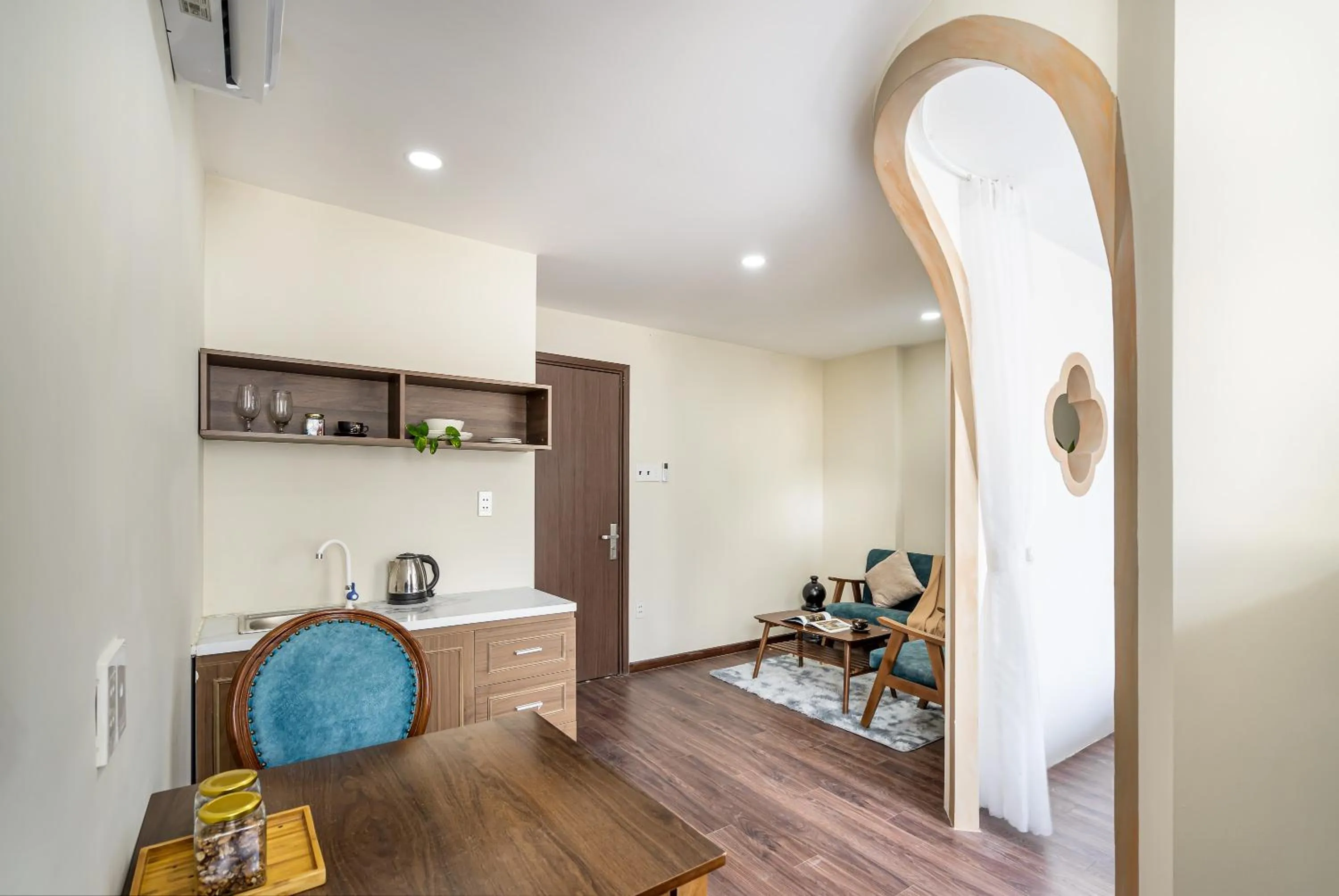 Seating area in Jan Hostel Central Point