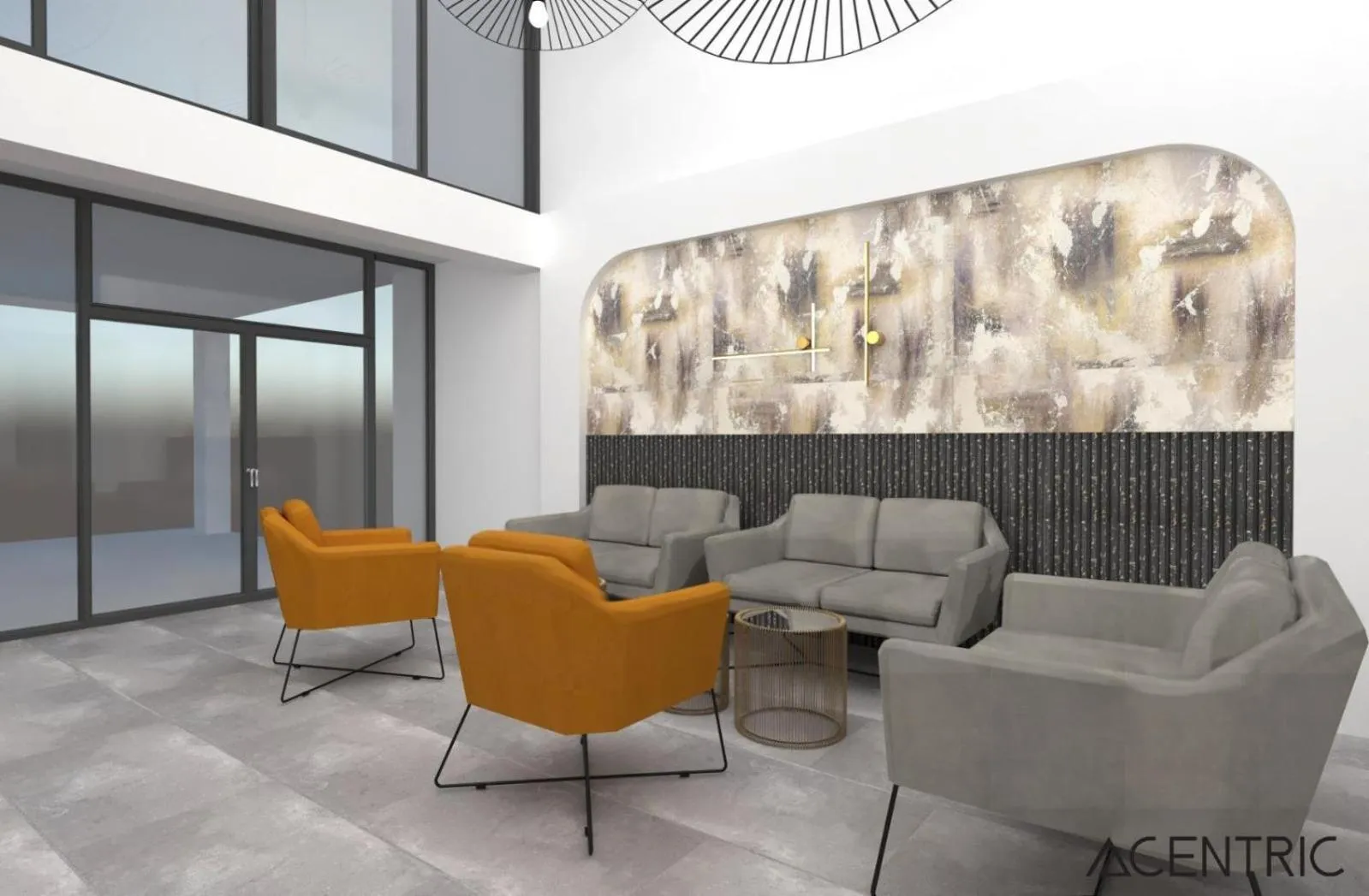 Lobby or reception in HOTEL DUNĂREA