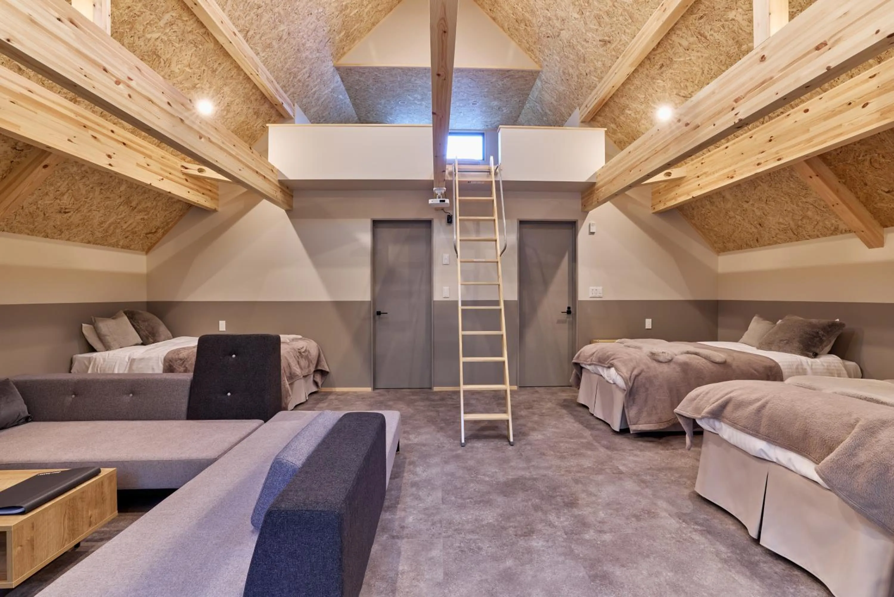 Bed in enico MtFuji Resort&Glamping