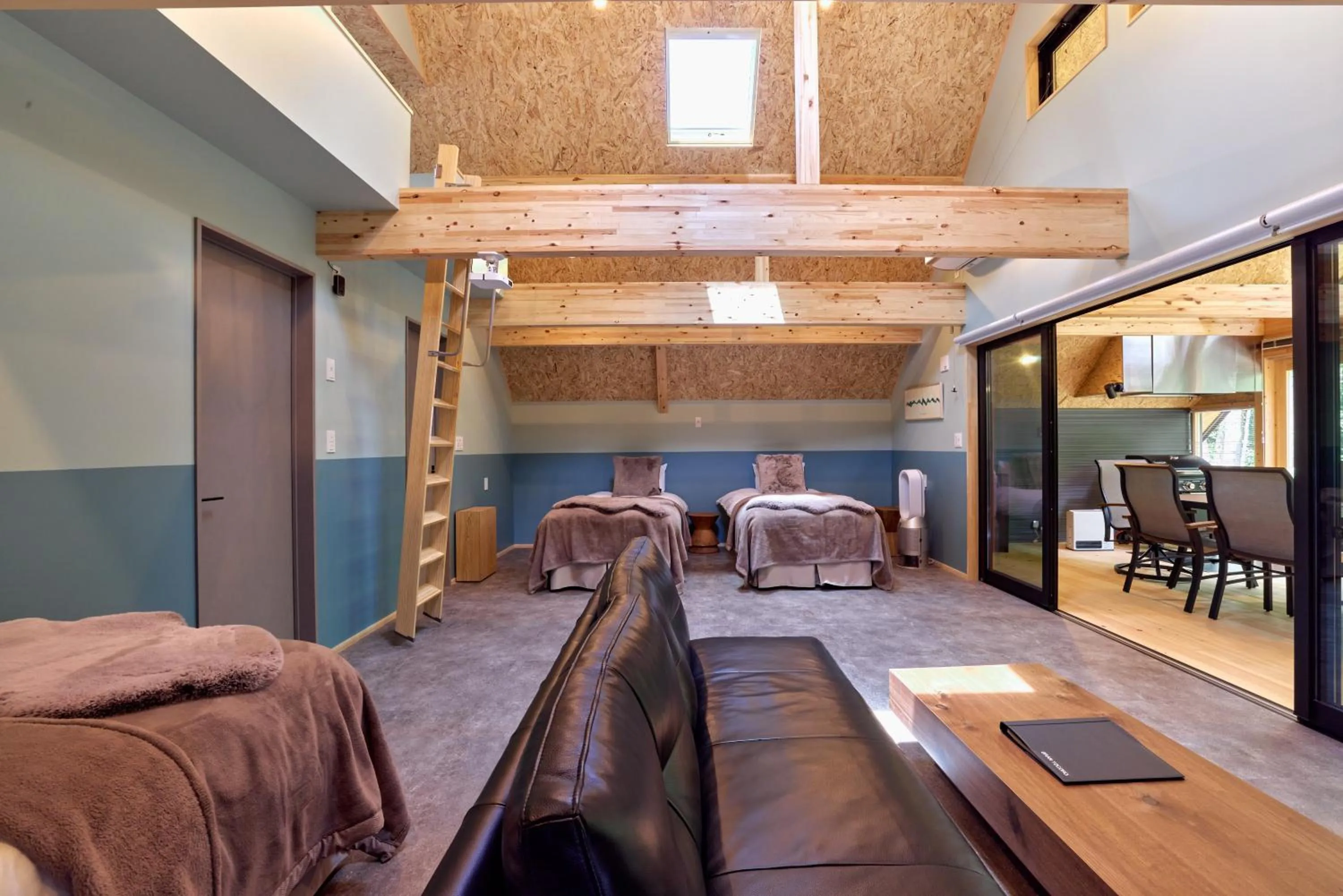 Bed in enico MtFuji Resort&Glamping