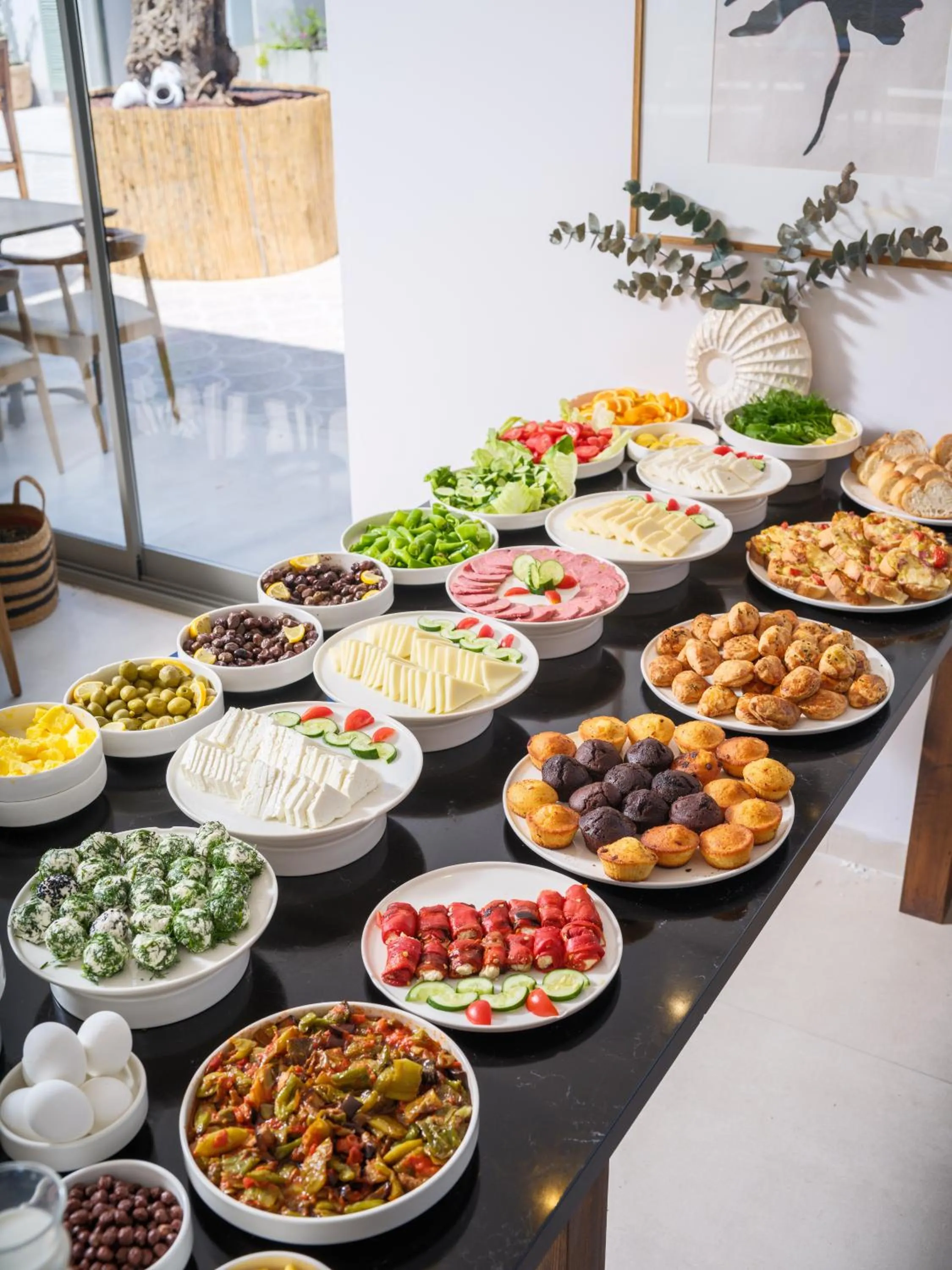 Buffet breakfast in Cumbalıca Garden Hotel