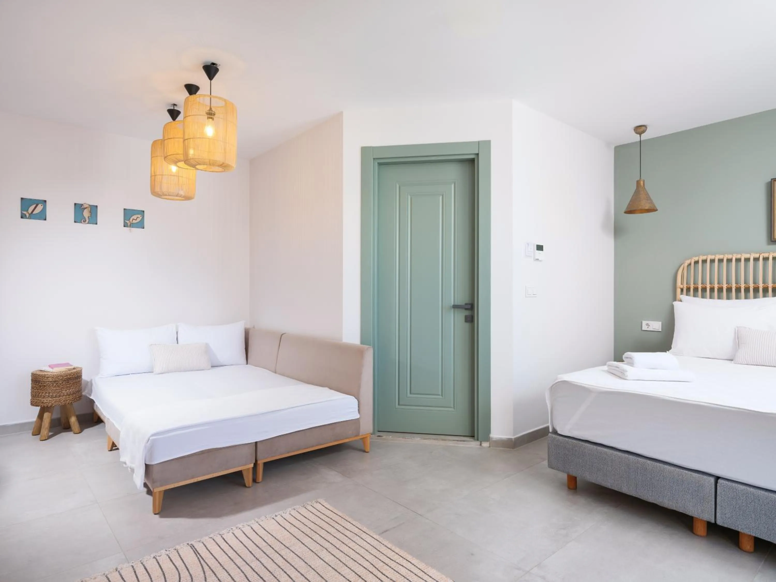 Bed in Cumbalıca Garden Hotel