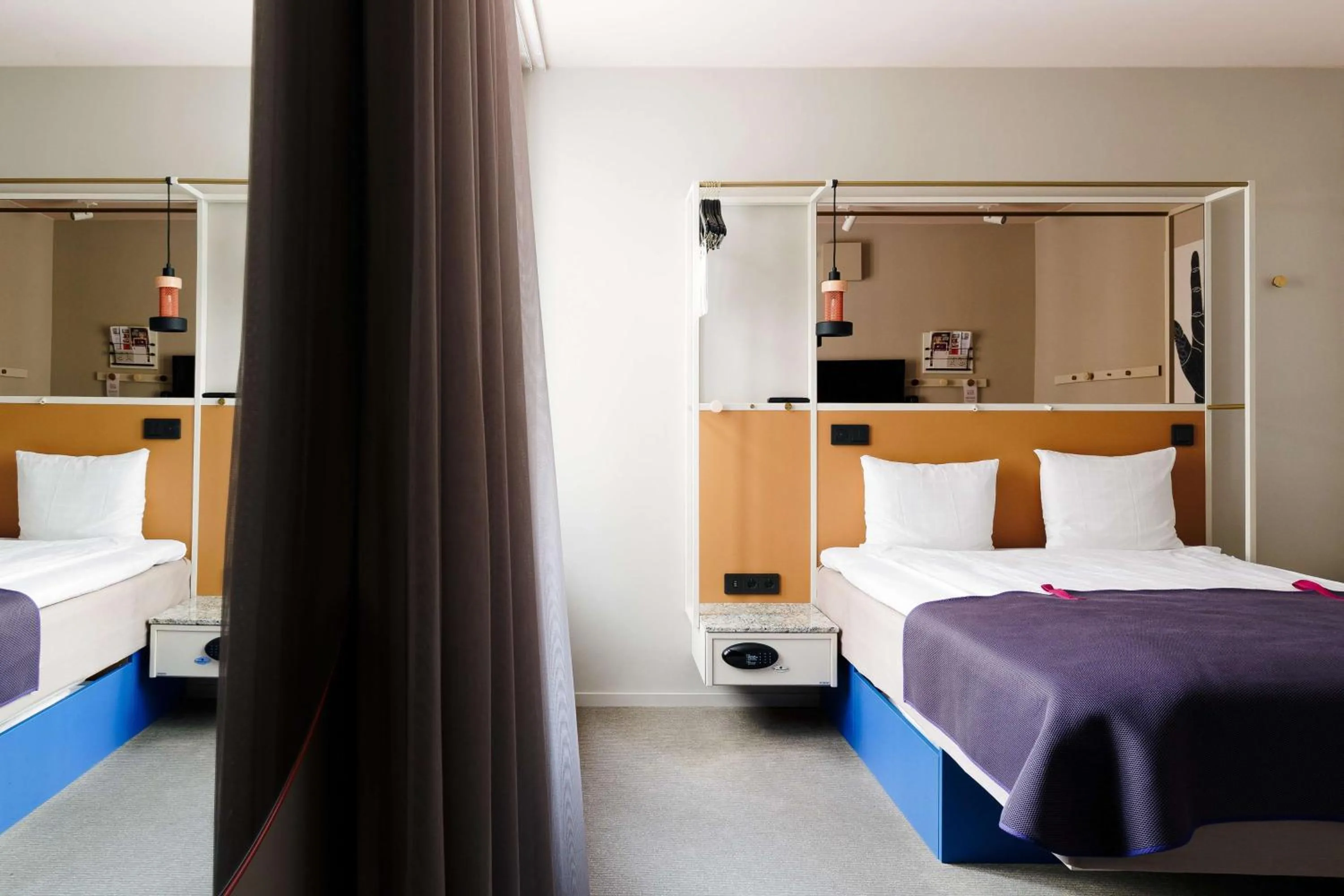 Bedroom, Bed in Scandic No 53