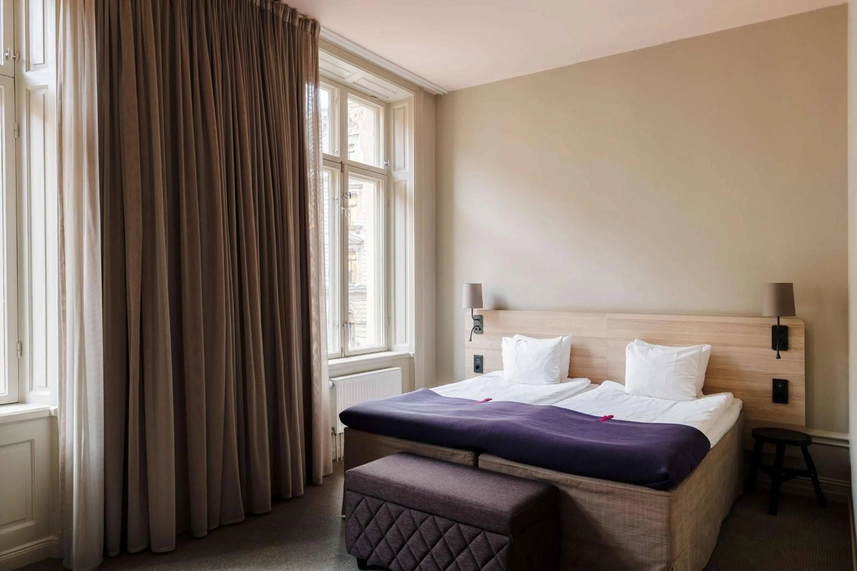 Bedroom, Bed in Scandic No 53