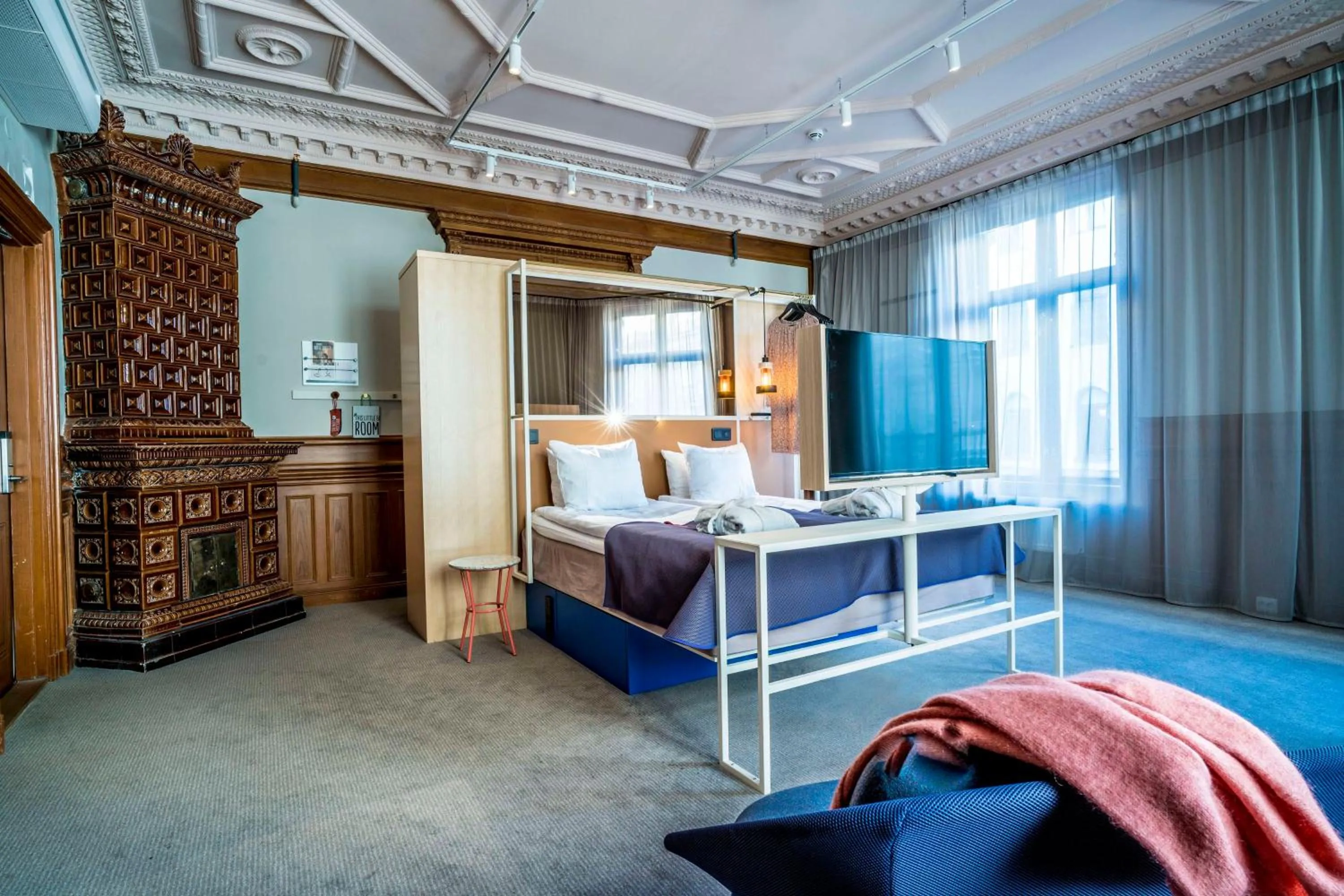 Bedroom, Bed in Scandic No 53