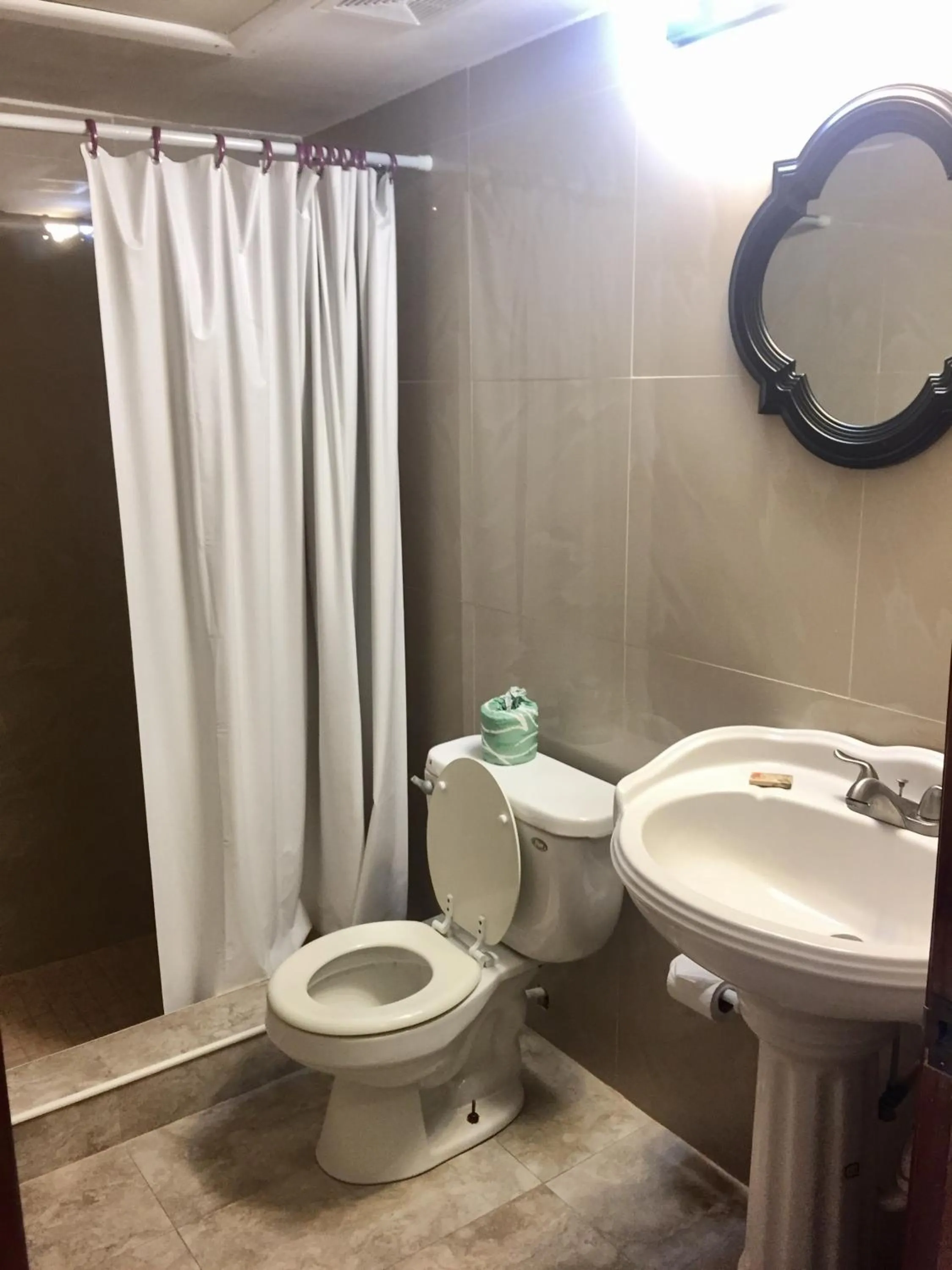 Bathroom in Sun Fun Hotel