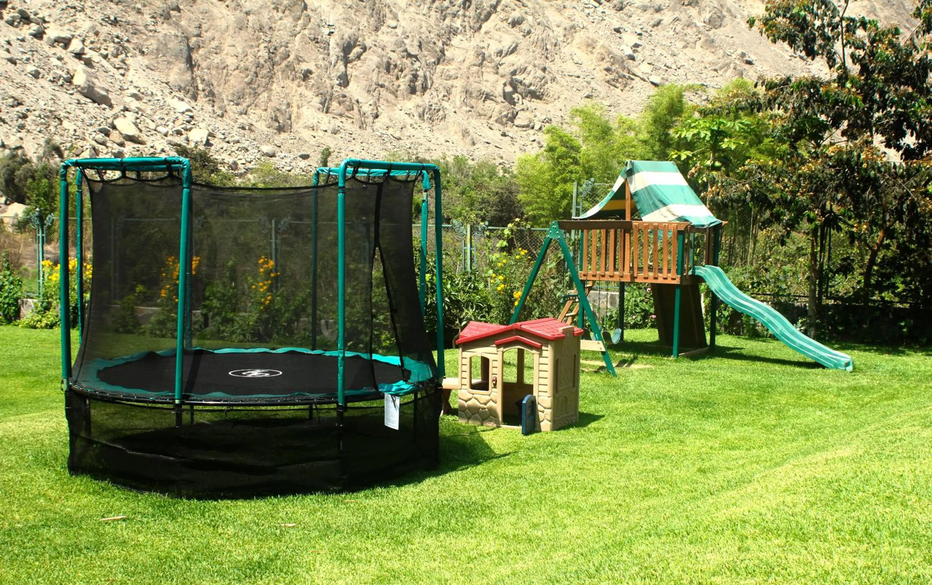 Children play ground in Lunahuana River Resort