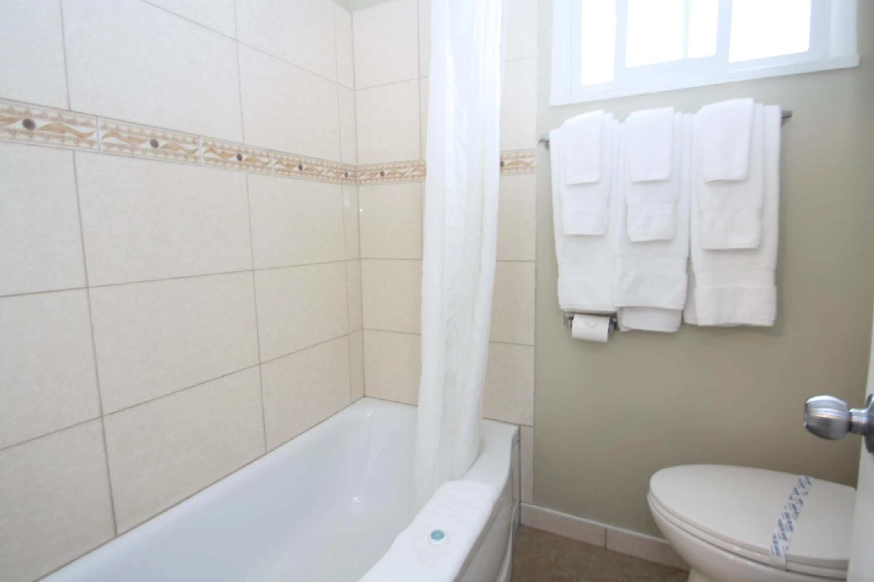 Bathroom in Harrison Spa Motel