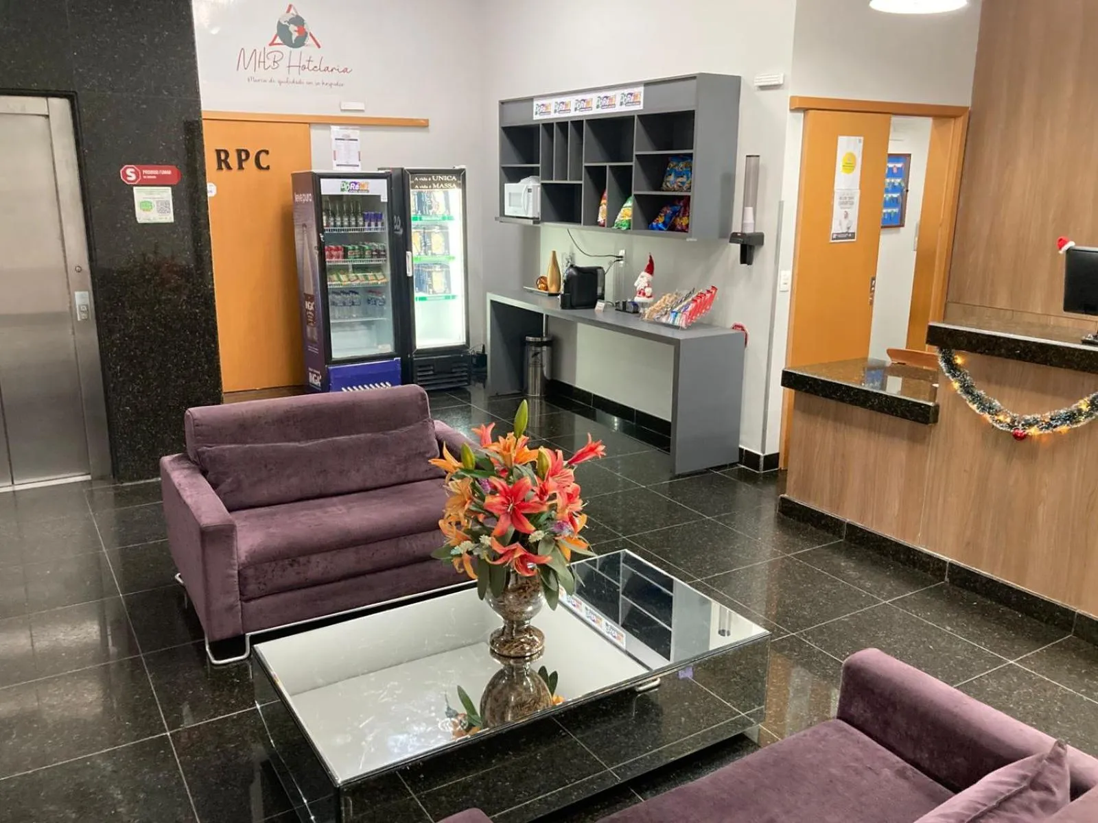 Lobby or reception in Stop Inn Cristiano Machado