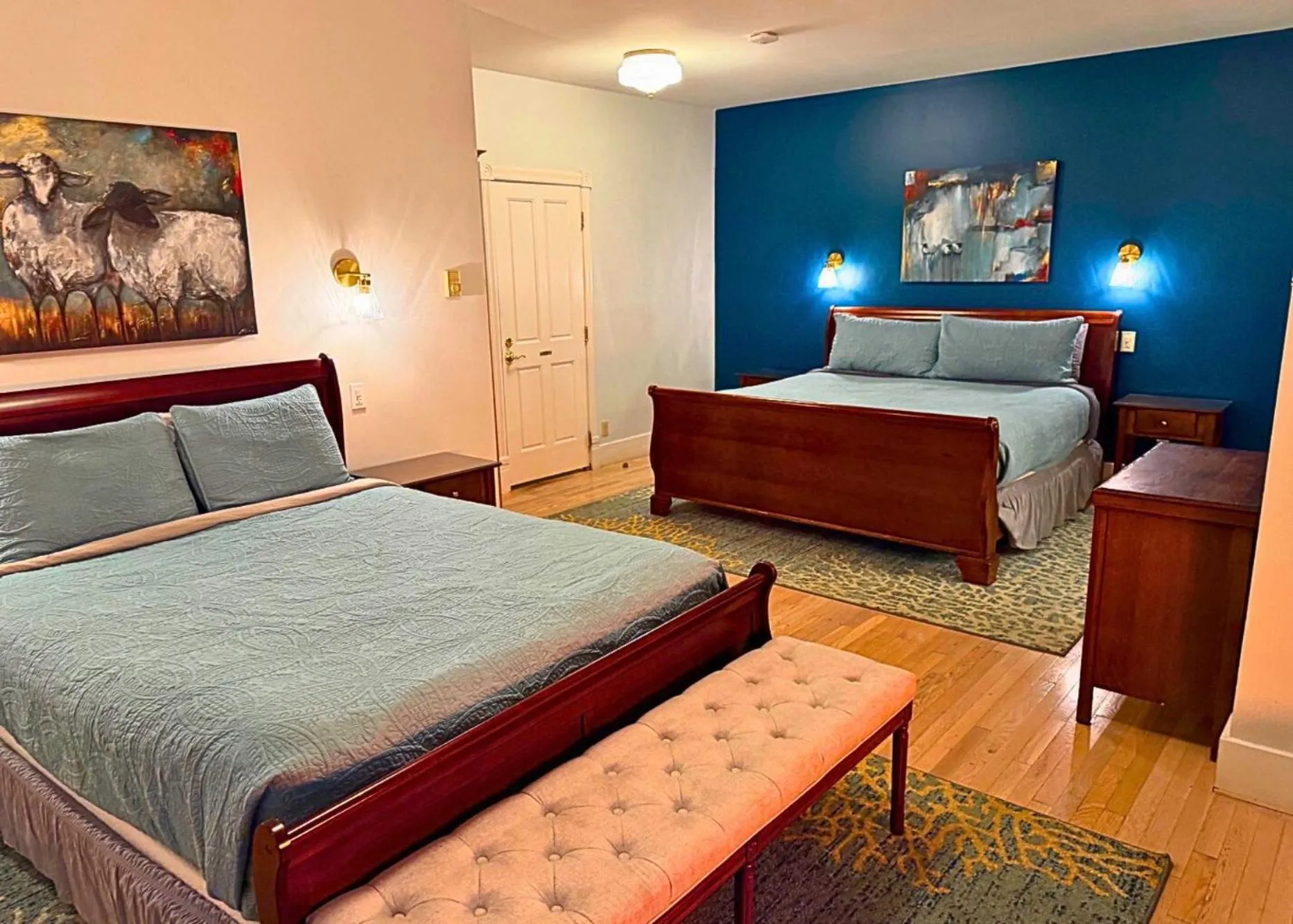 Bed in The Edenwild Boutique Inn