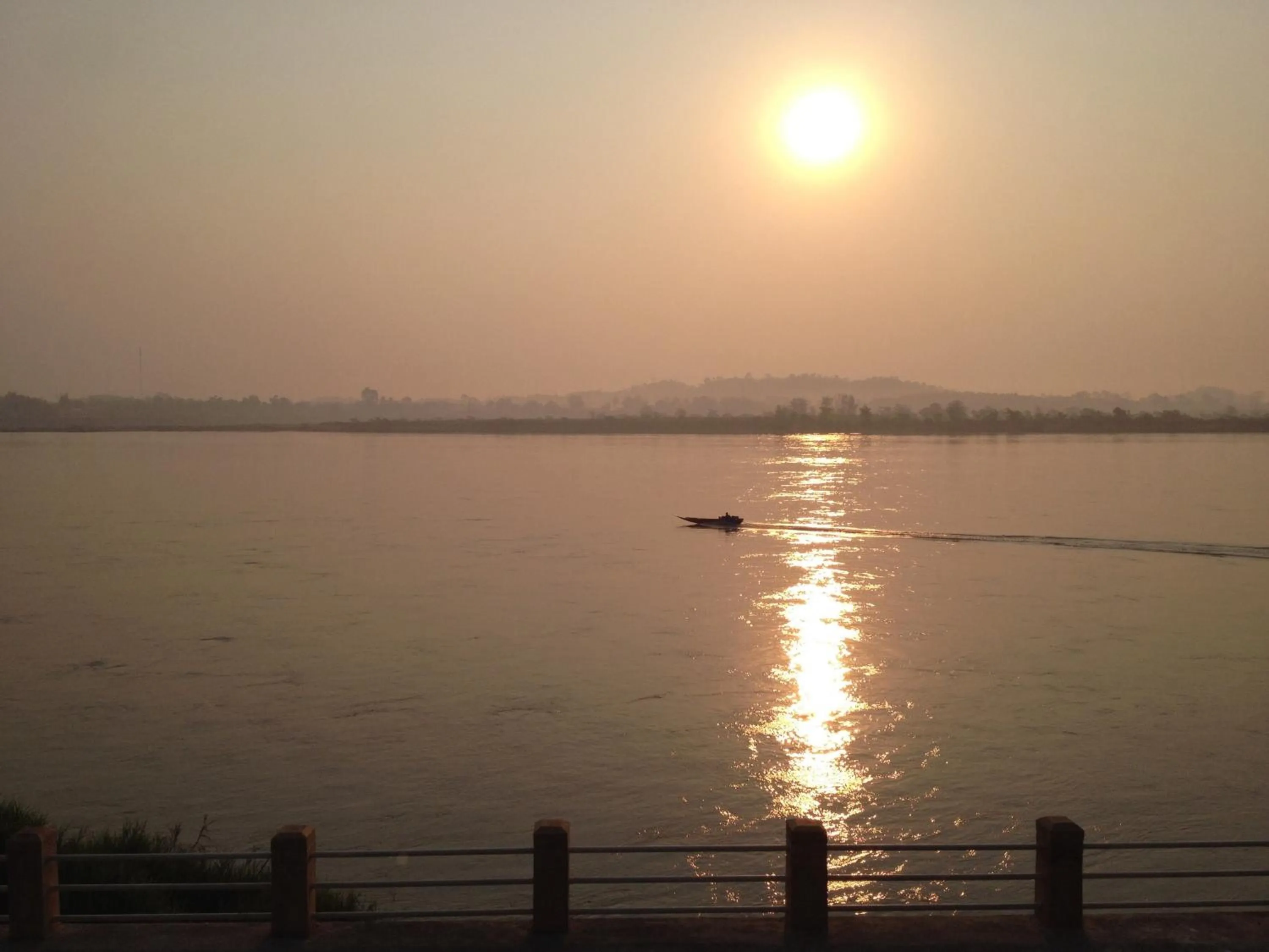 Natural landscape in Pak Ping Rim Khong