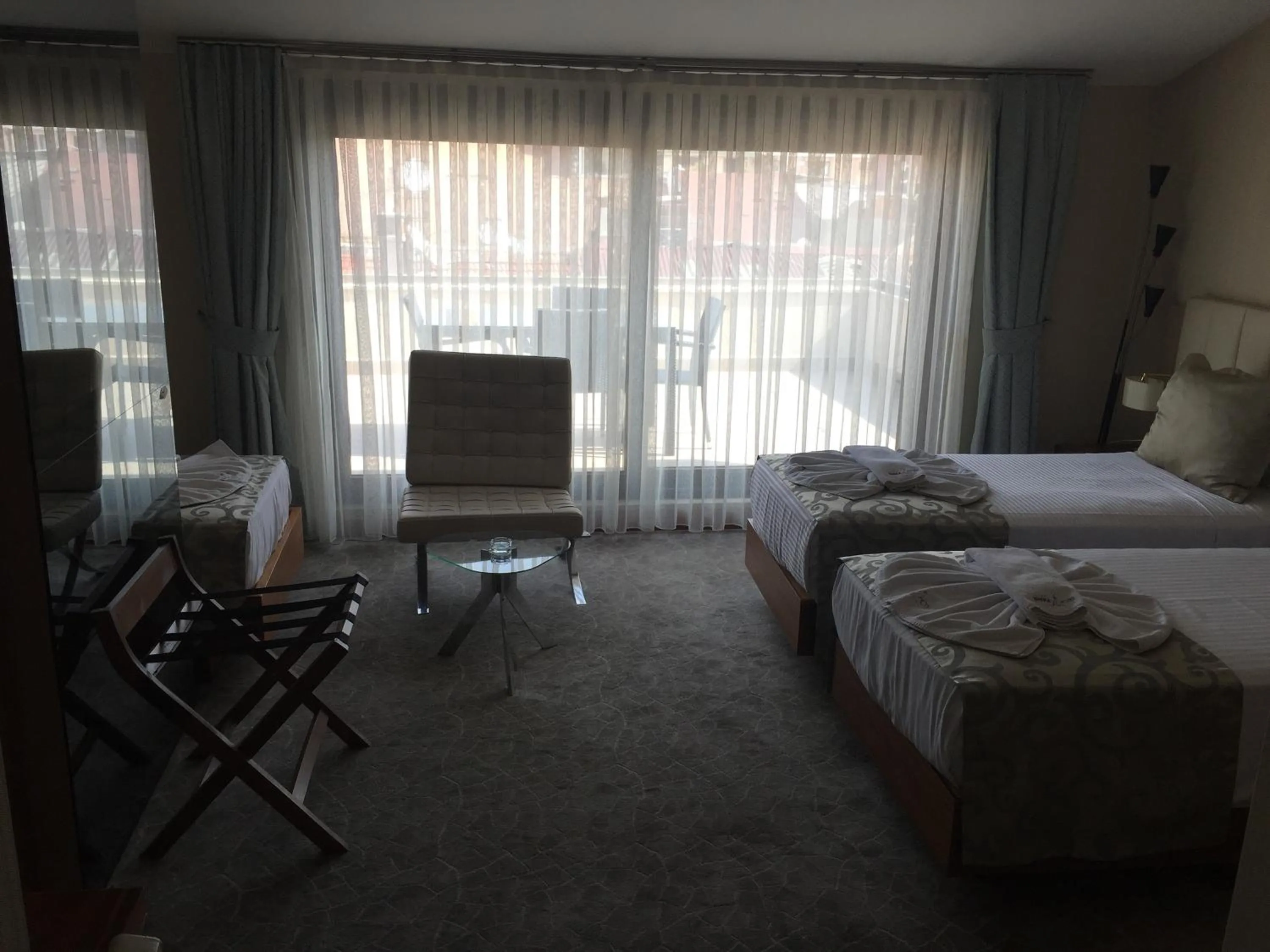 Balcony/Terrace, Bed in Inera Hotel Pendik