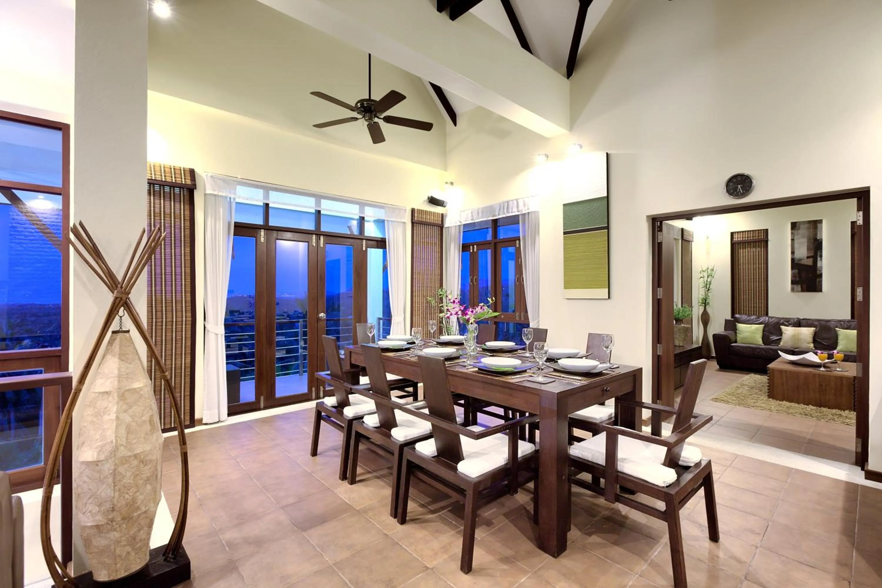 Dining area in Villa Ma Phraaw - Ban Tai Ocean View Villa