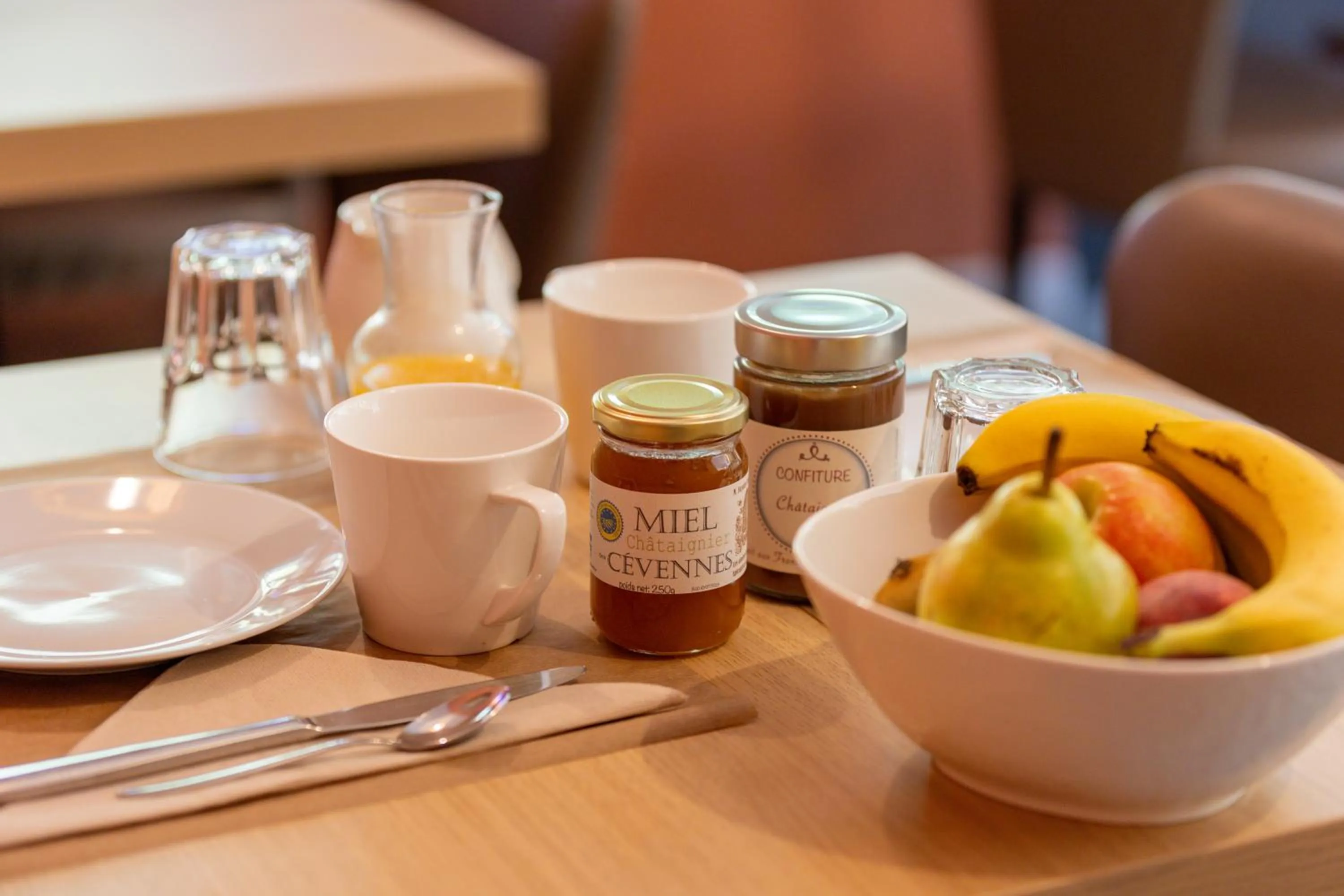 Breakfast in Hotel Les Bellugues