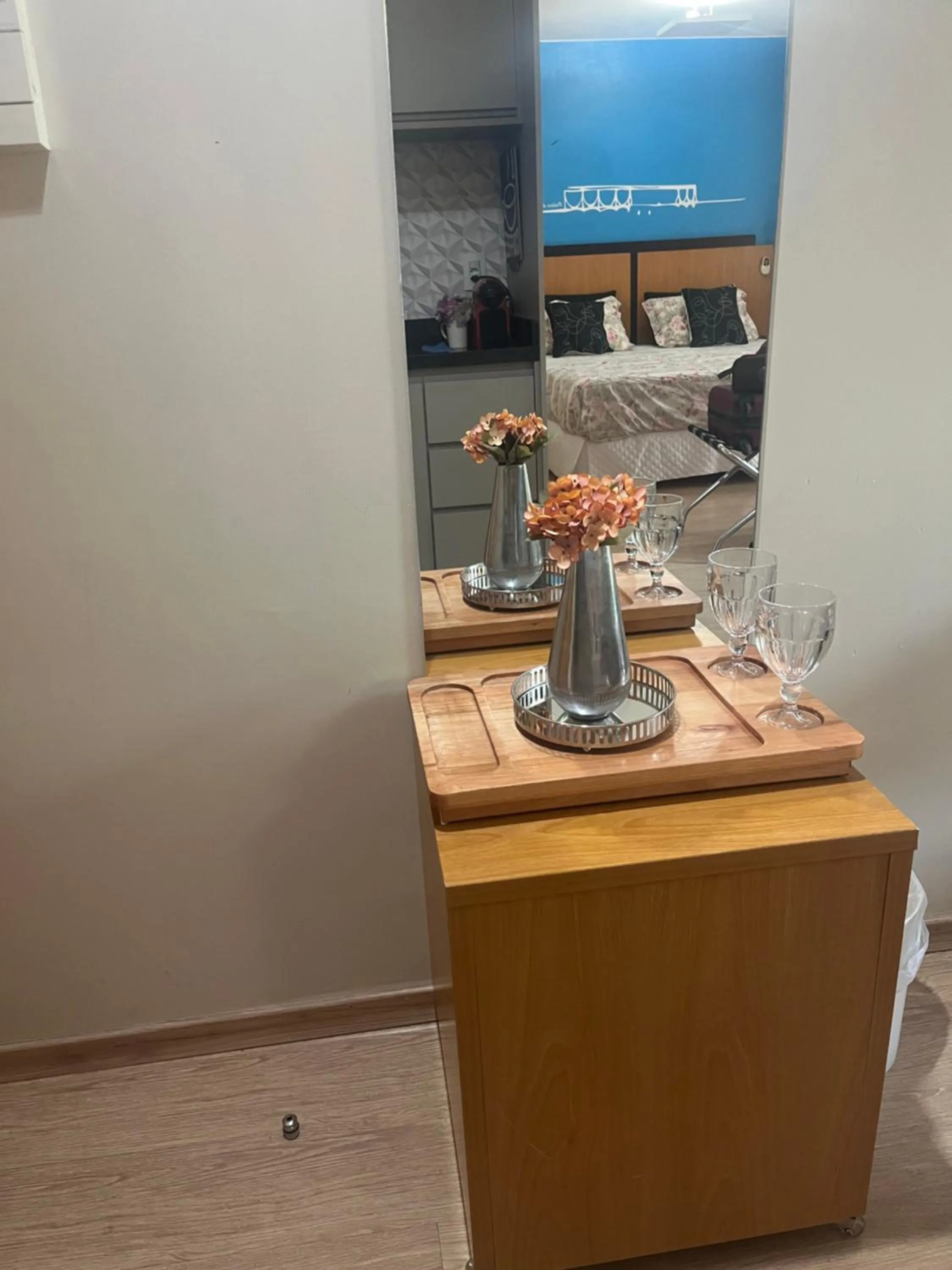 Quarto flat no Hotel Comfort de Taguatinga