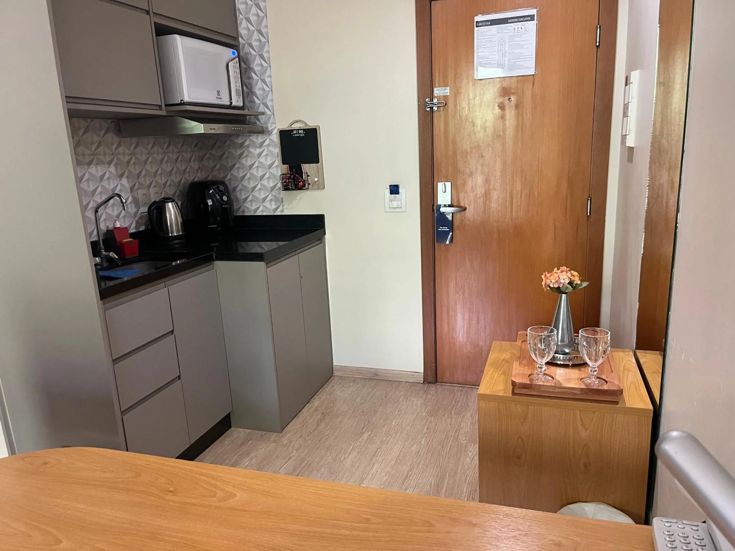 Quarto flat no Hotel Comfort de Taguatinga