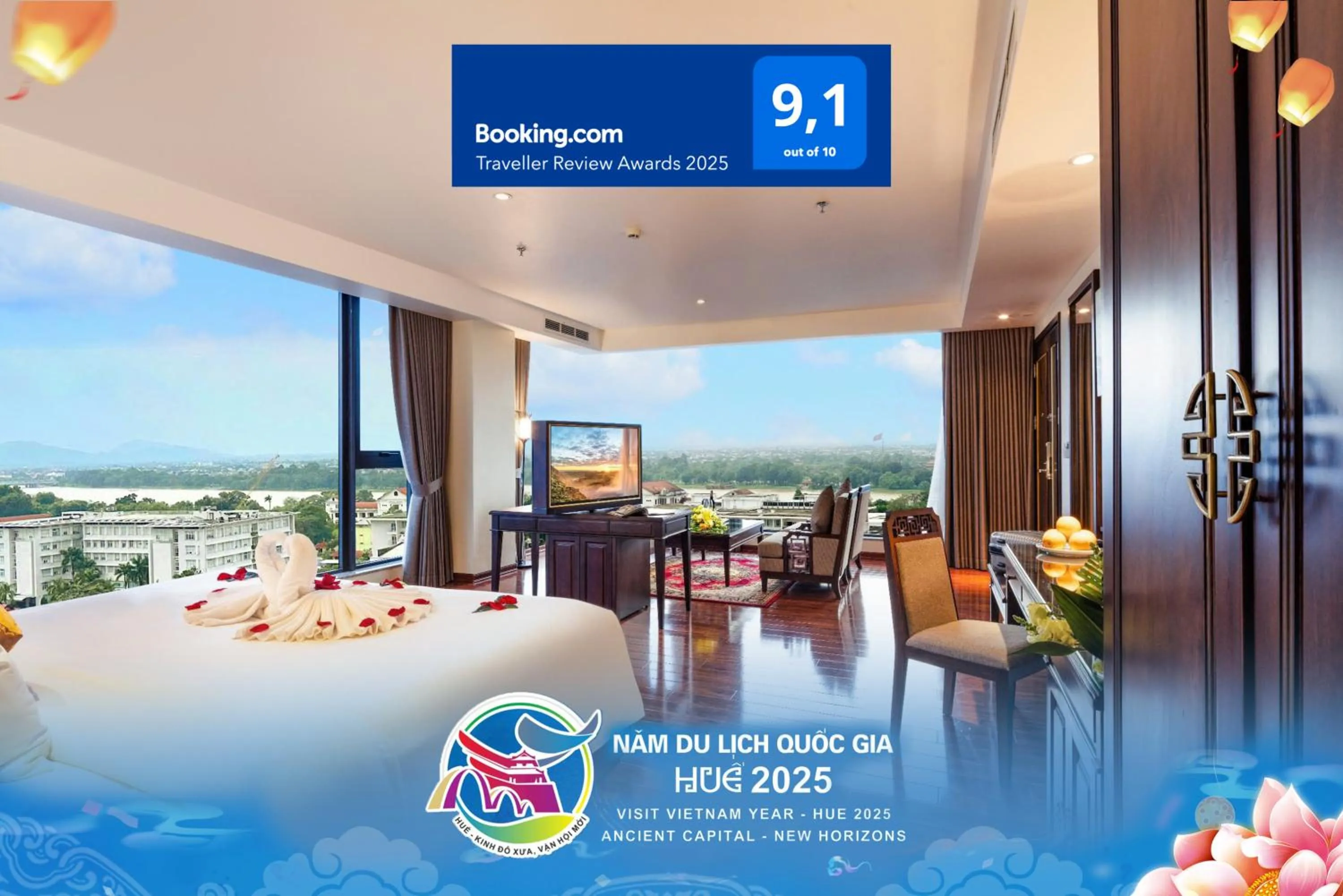 City view in Thanh Lich Royal Boutique