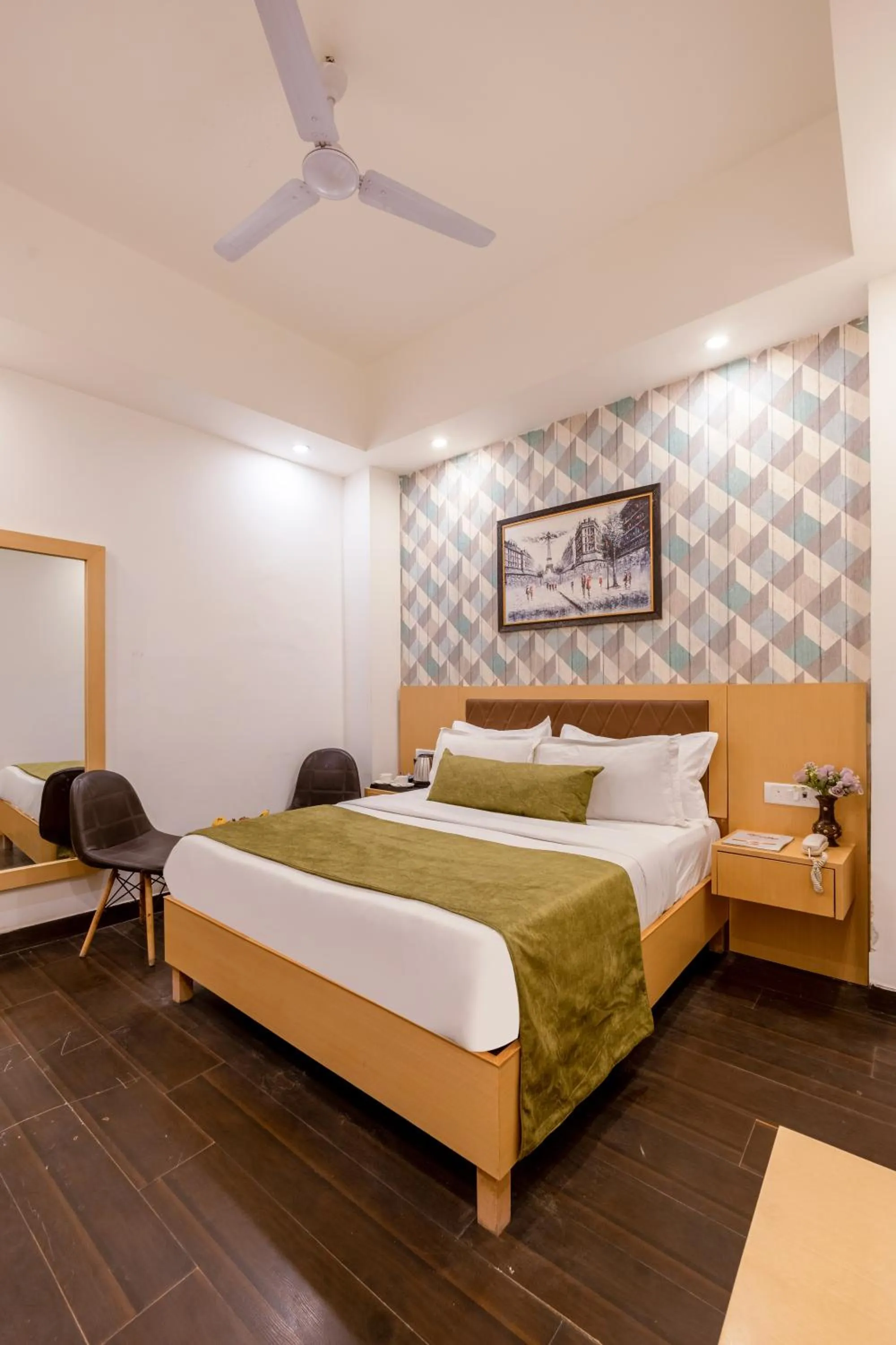 Bed in Yahobhoomi Hotel Tashree Dwarka Sector 23