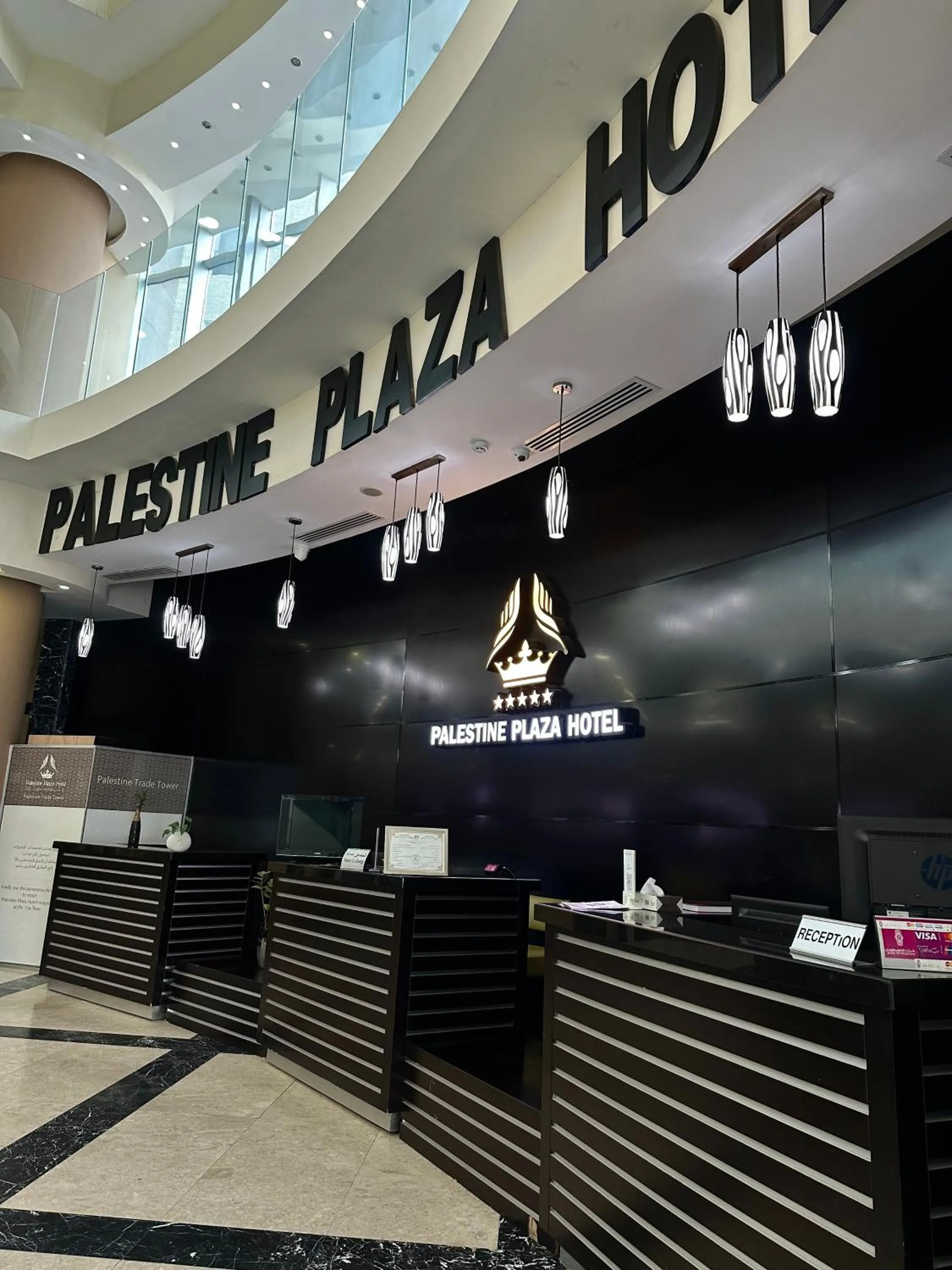 Lobby or reception in Palestine Plaza Hotel
