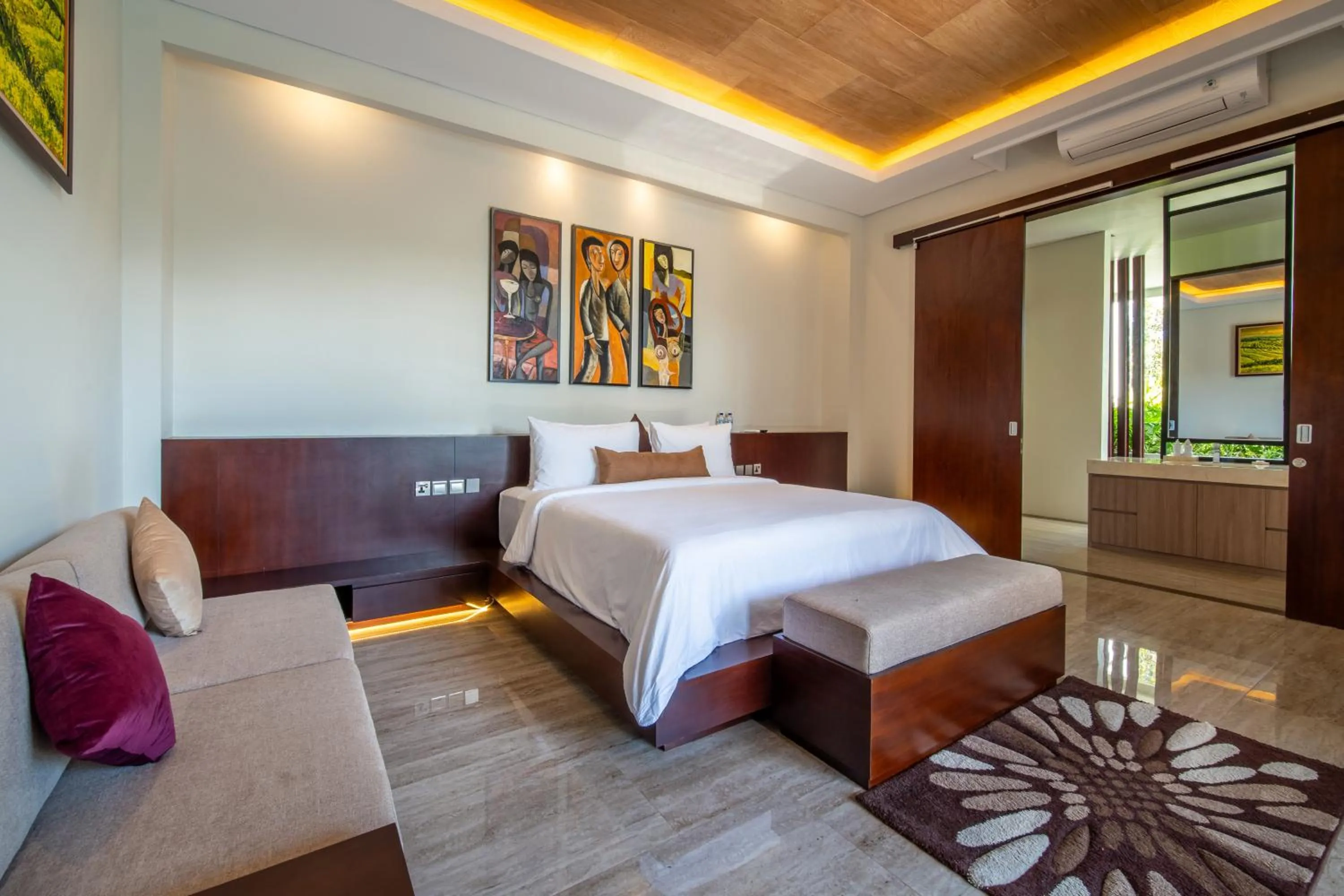 Bedroom, Bed in The Amarta Villa