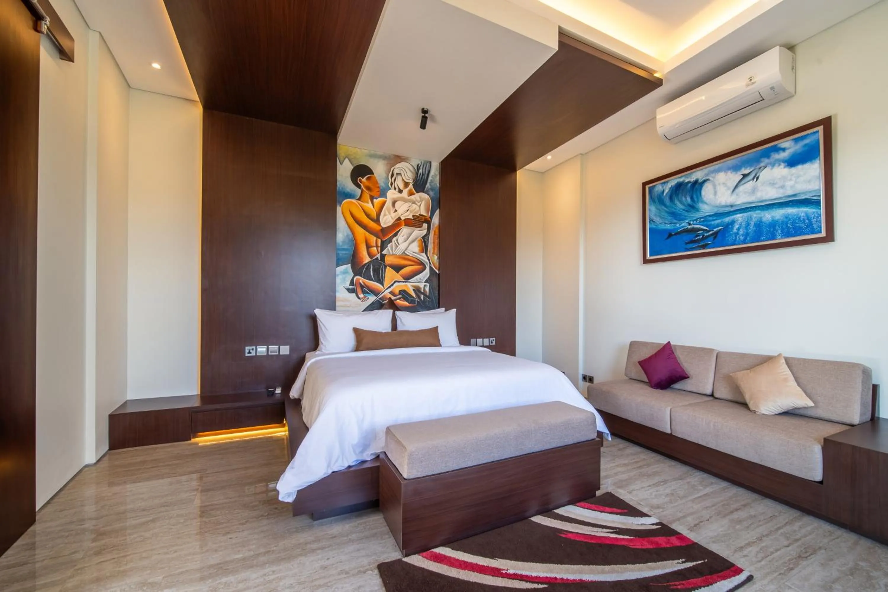 Bedroom, Bed in The Amarta Villa