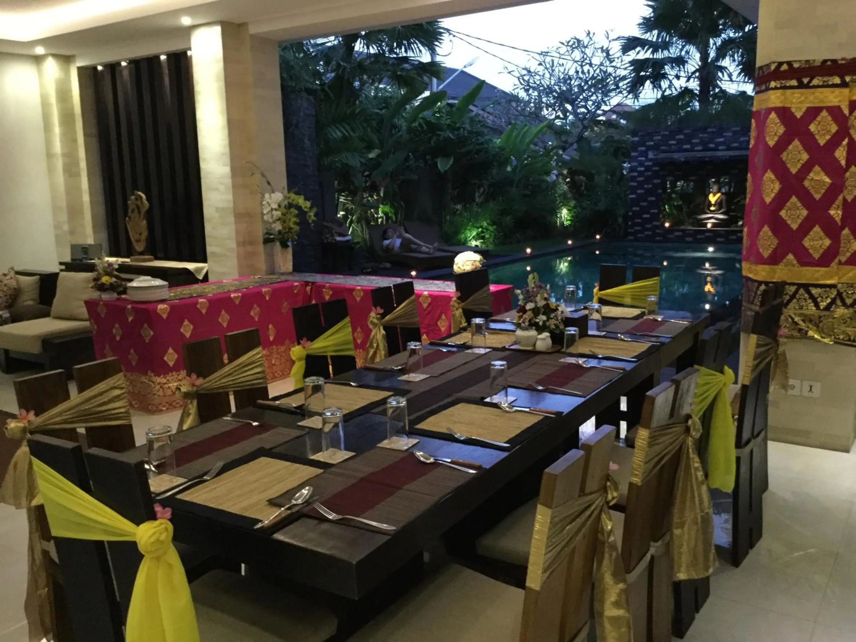 Dining area in The Amarta Villa