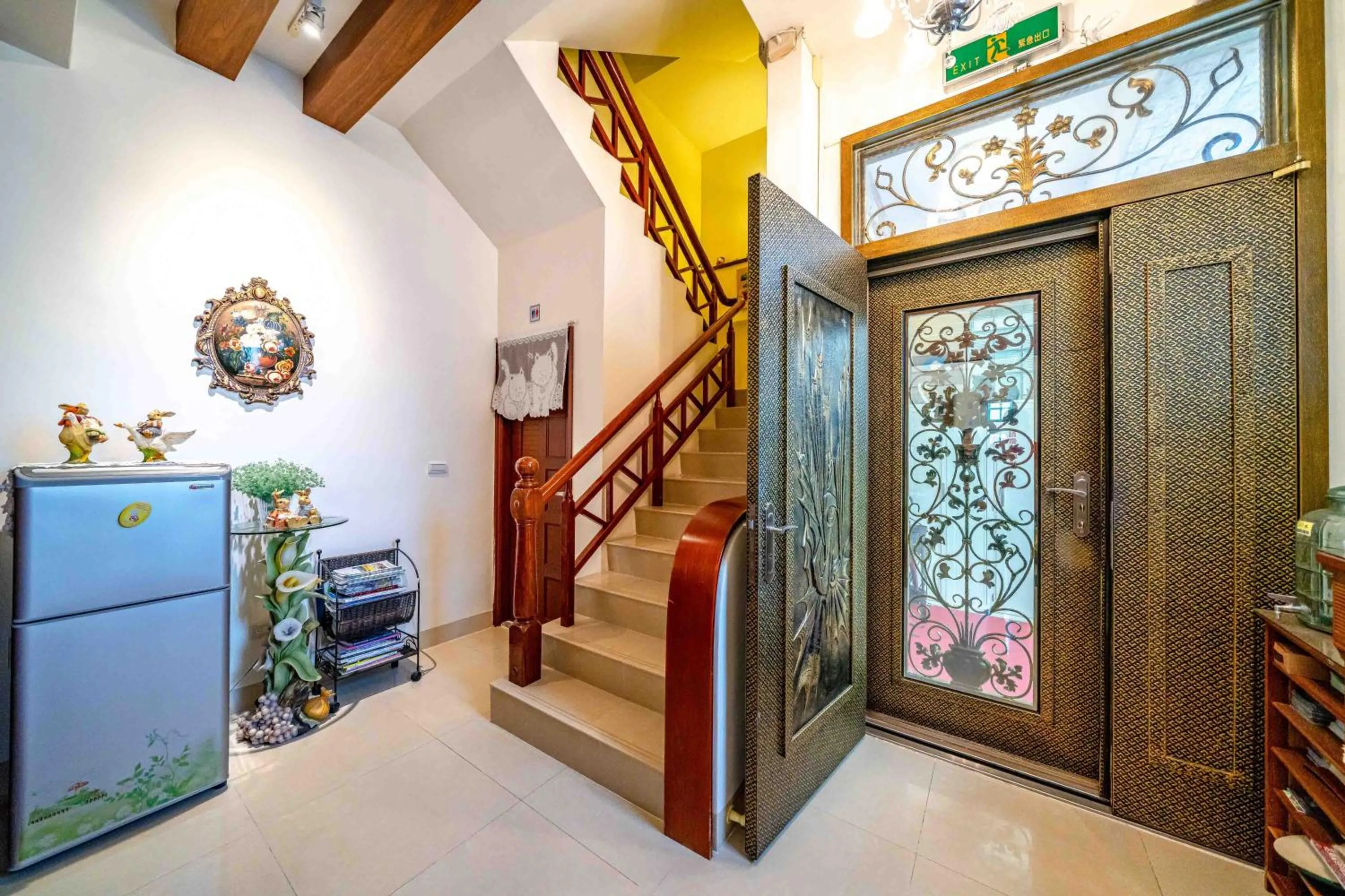 Lobby or reception in Evergreen Garden House