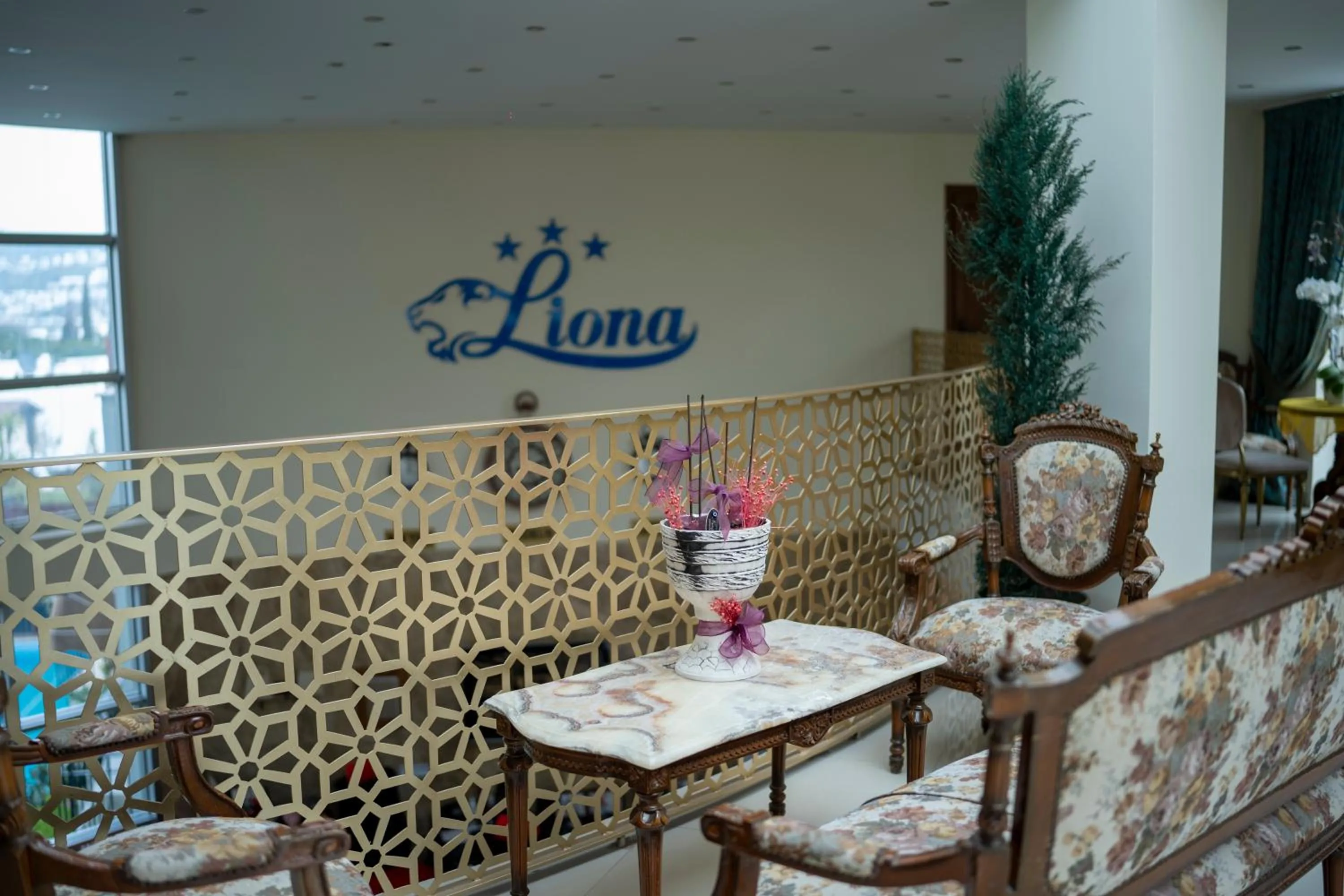 Seating area in Liona Hotel & SPA