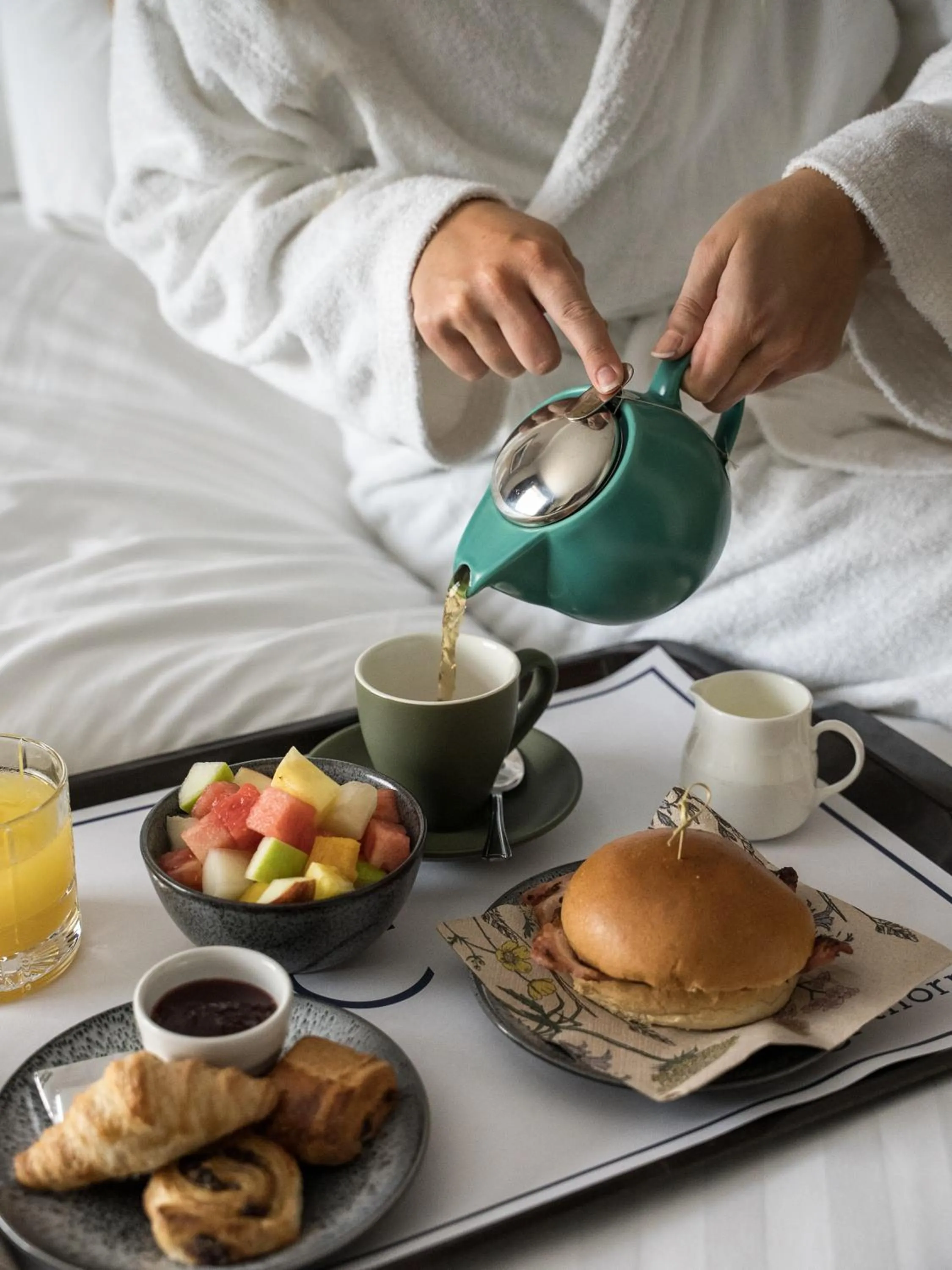 Breakfast in The Copthorne Hotel Cardiff