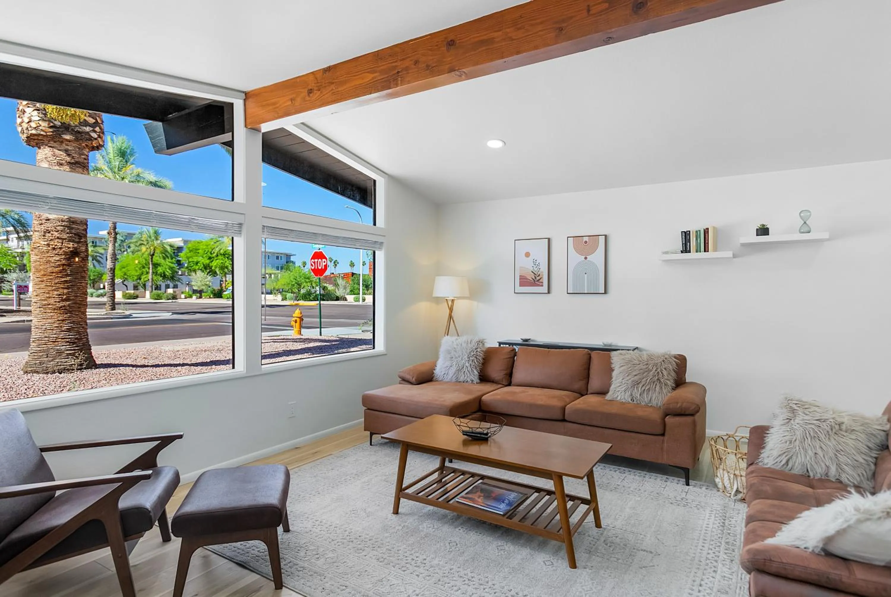 Living room in Heart of Old Town Scottsdale - walk to nightlife